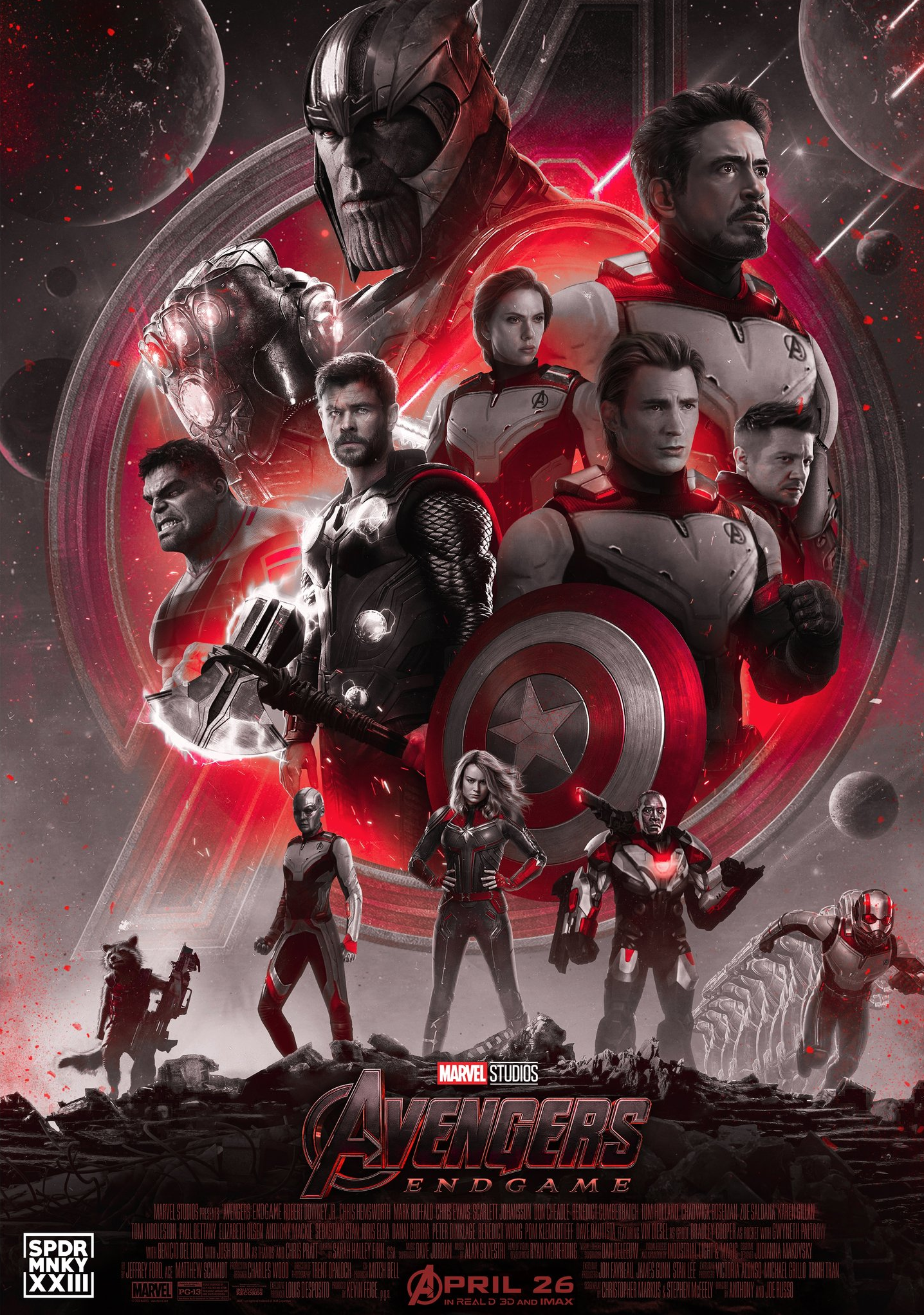 Wallpaper #b2h5GpMBSpphPi3-GRwH107 Avengers Endgame Poster by Spdrmnkyxxiii Rmarvelstudios