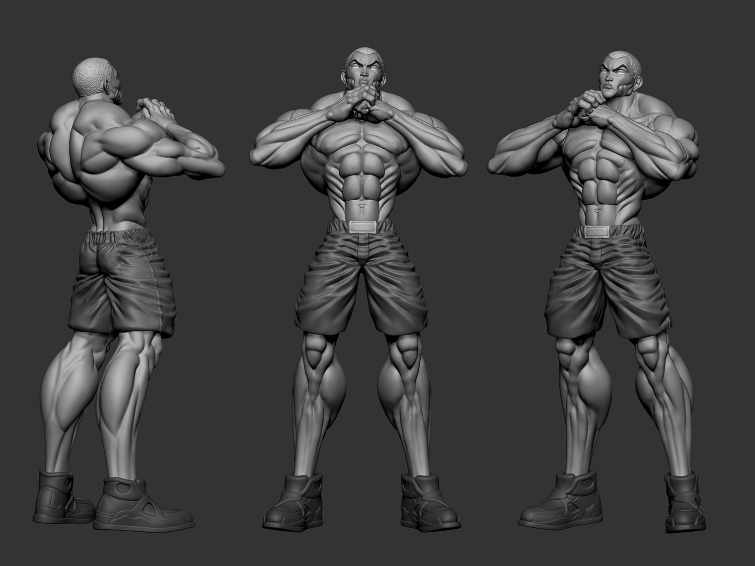 Wallpaper #LQPxZZMBpyOg8YnEktpT311 Jack Hanma 3D Model Rgrapplerbaki