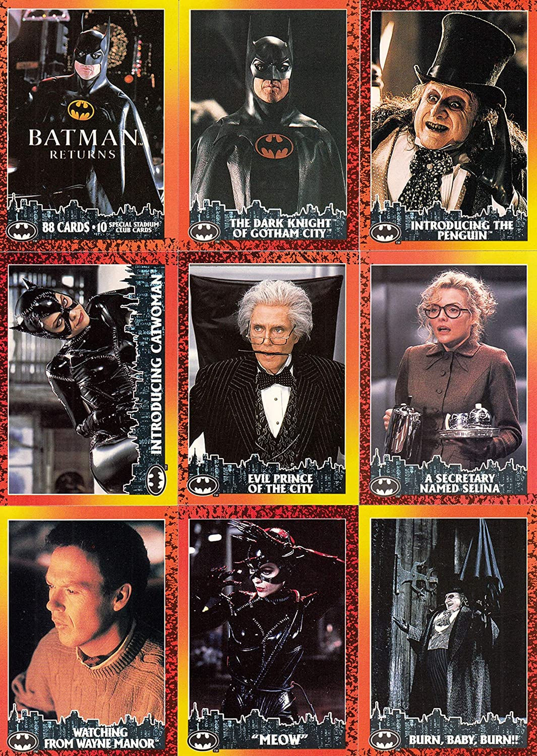 Wallpaper #4OqgVJMBlwTYPL186Qvw140 Batman Returns Trading Cards 1992 Rnostalgia