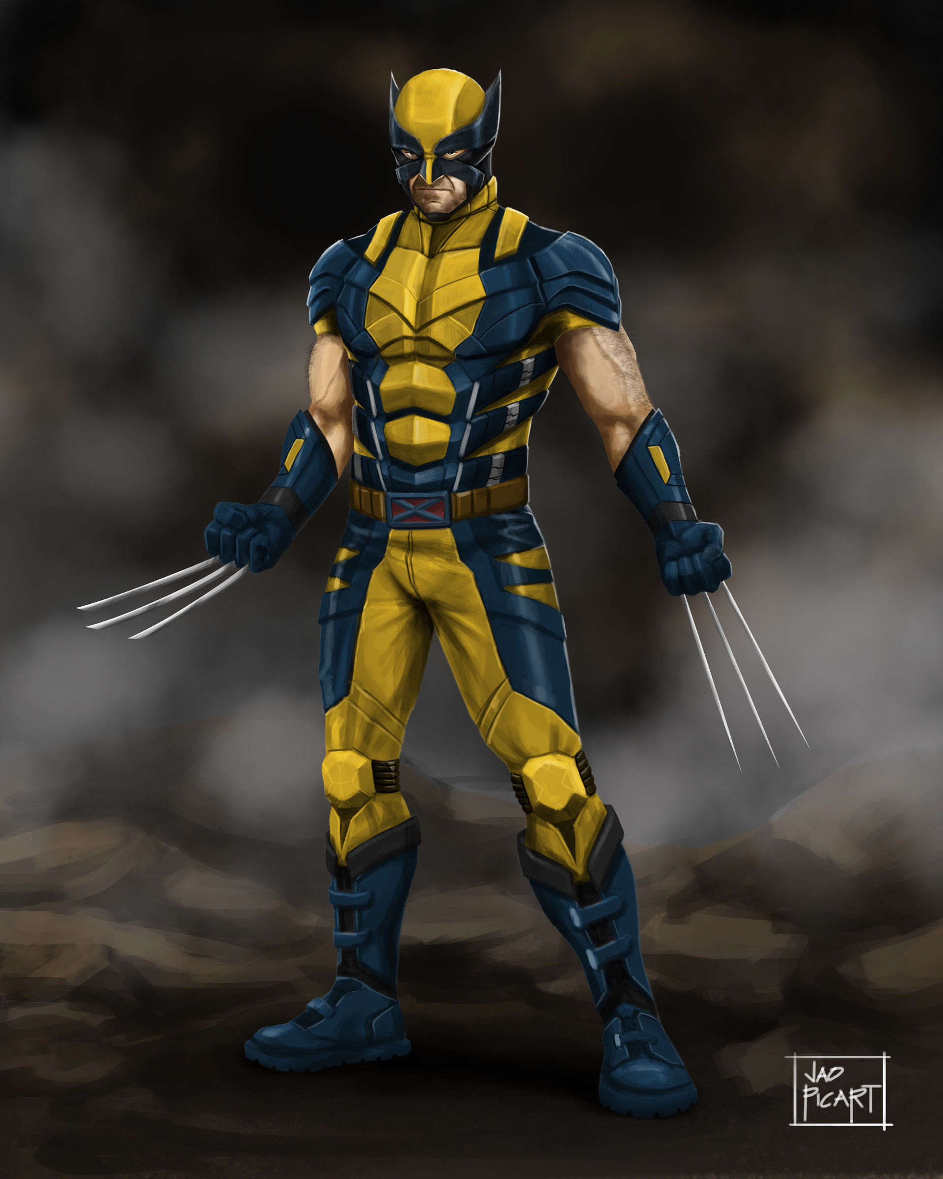 Wallpaper #LzHaNZMB5zzyi_yYW1in11 Fan Wolverine Concept Art Marvel Cinematic Universe by Jao Picart