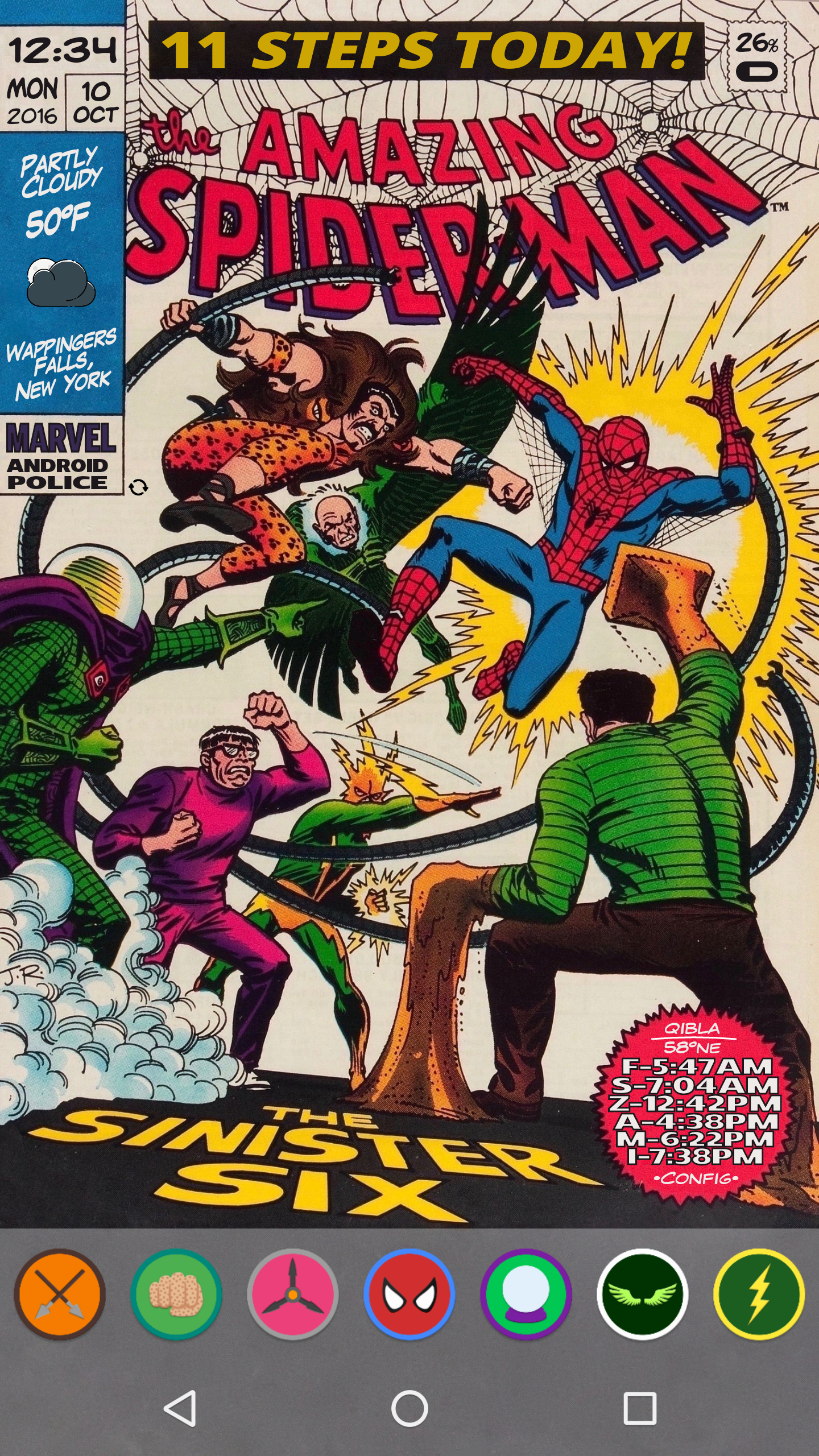Wallpaper #ceb46 1920x1080 Spiderman vs Sinister Six Art Laptop Full HD 1080p HD 4K