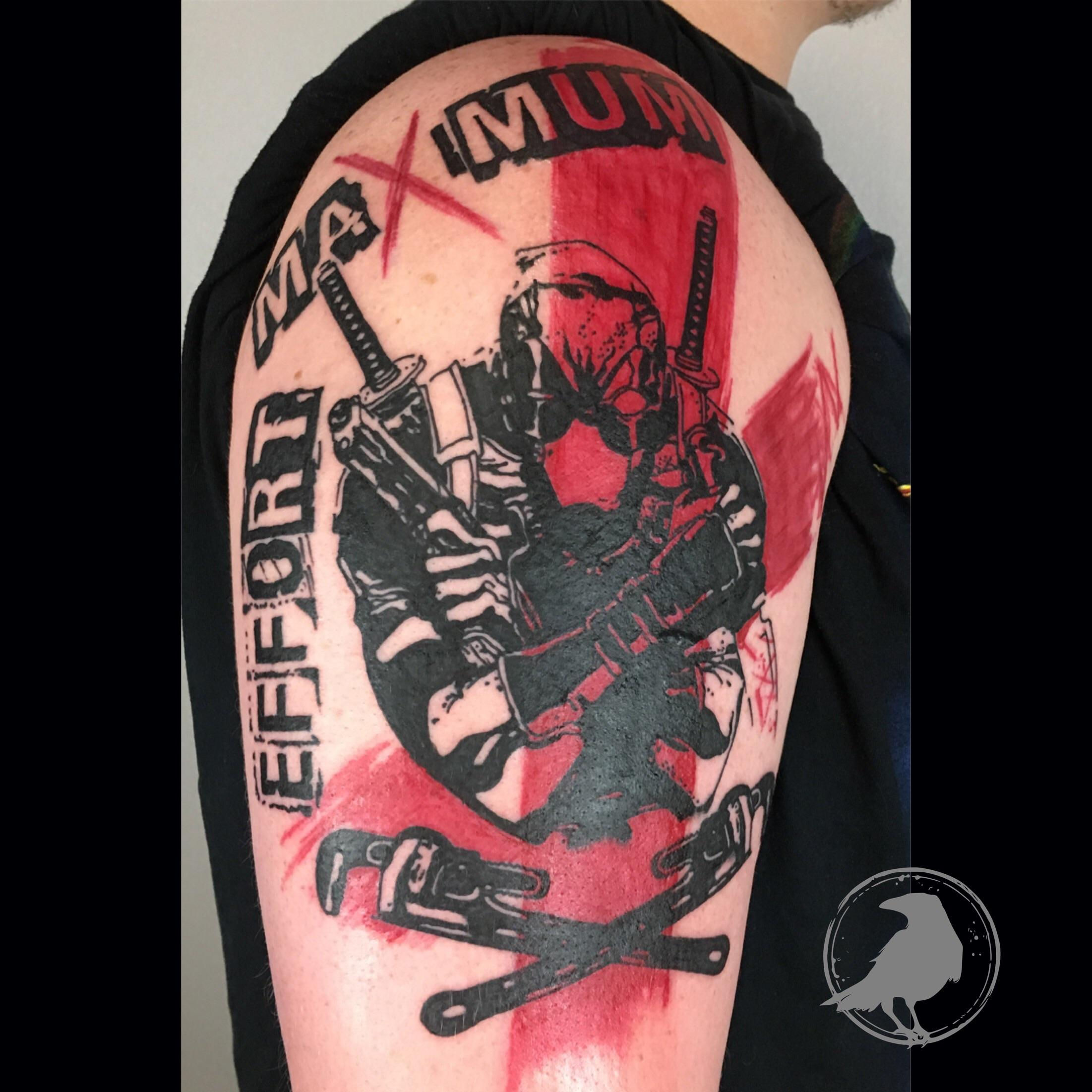 Wallpaper #9130c Marvel Tattoo Photo by Gus H Tattoo on Instagram Deadpool