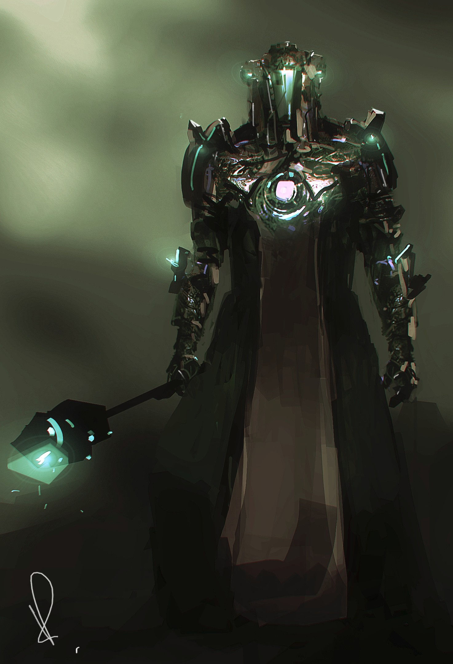 Wallpaper #5AAO644BSdW8dNoucBCo51 Cyber Mage Rimaginarycyberpunk