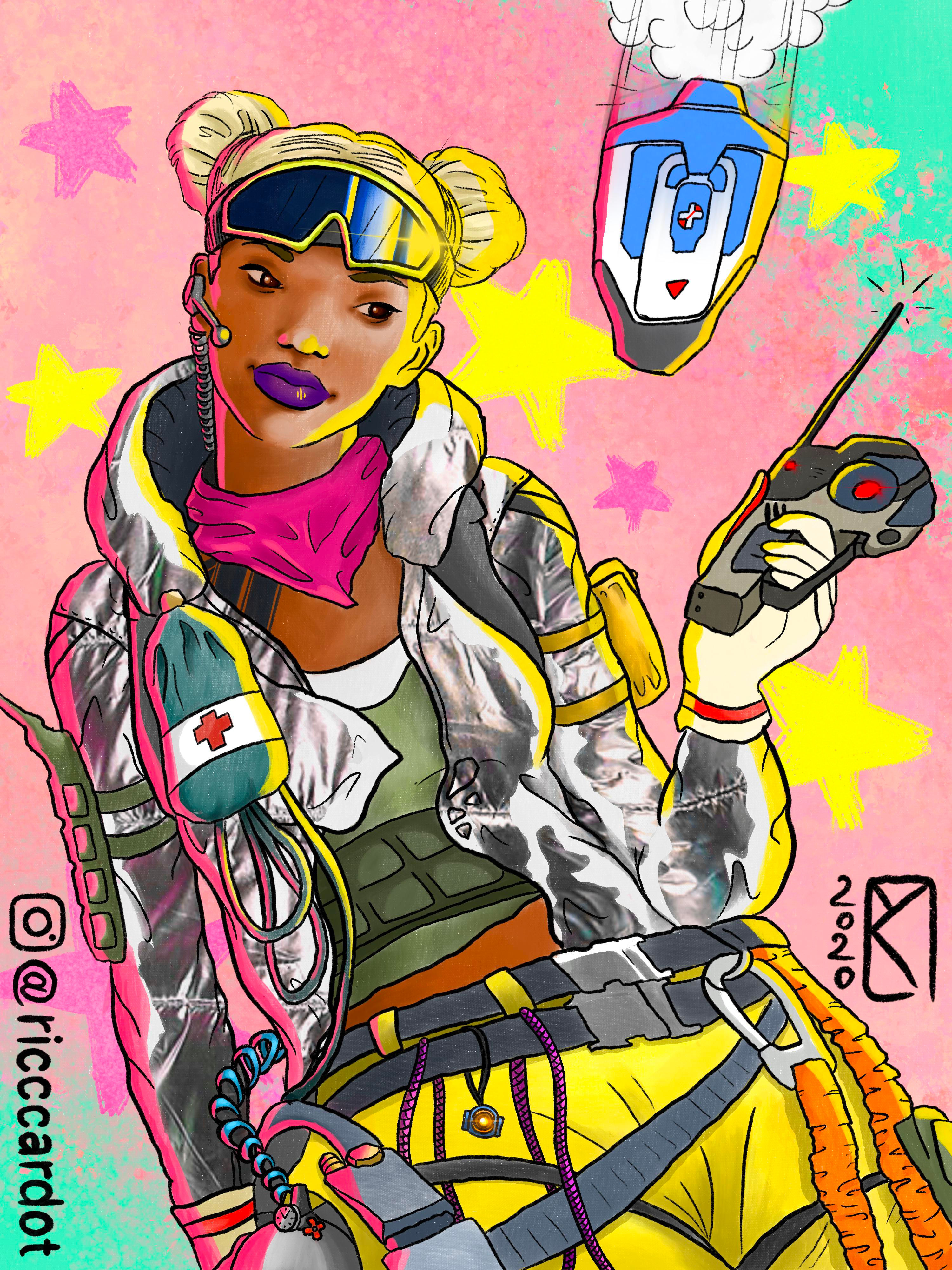Wallpaper #vwDJ5o4BSdW8dNouQgwV51 Lifeline Fanart I Did Today Rapexlegends