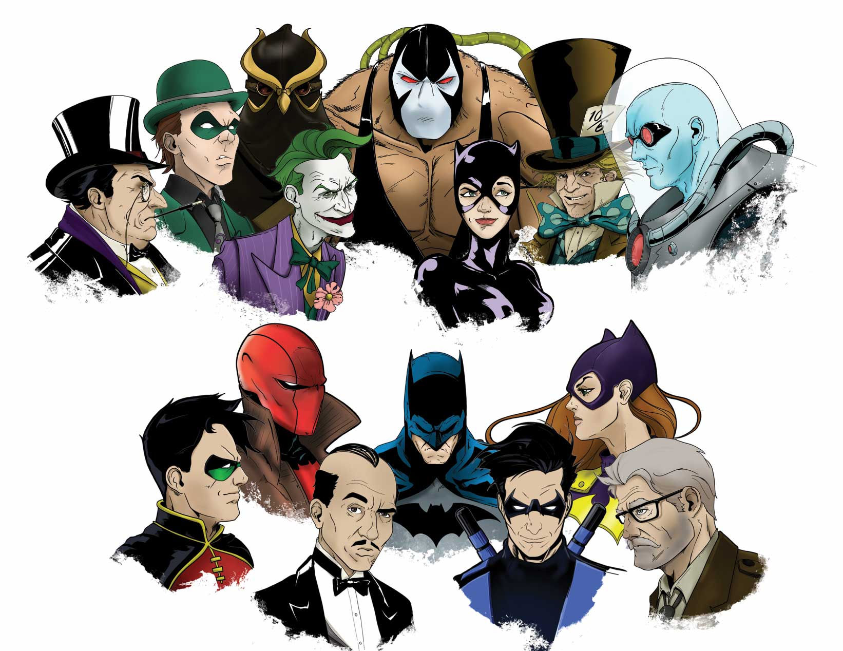 Wallpaper #QqmPiJcBxbDgA0Rlne8354 Arriba 61 Imagen All Batman Characters Abzlocalmx