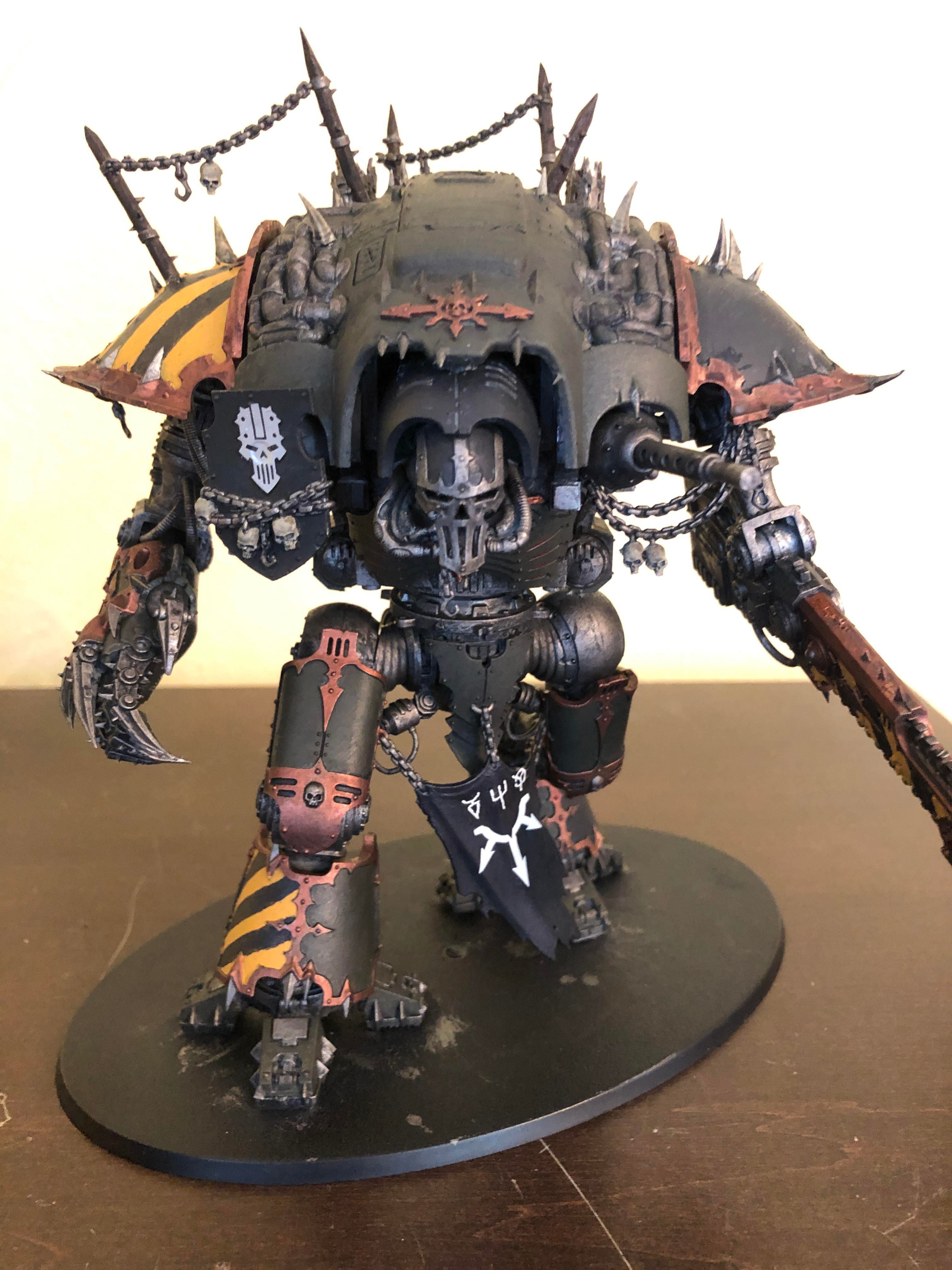 Wallpaper #5XfXJ5MB-pgBXx60OqfB111 A Chaos Knight for My Iron Warriors Warband Rwarhammer40k