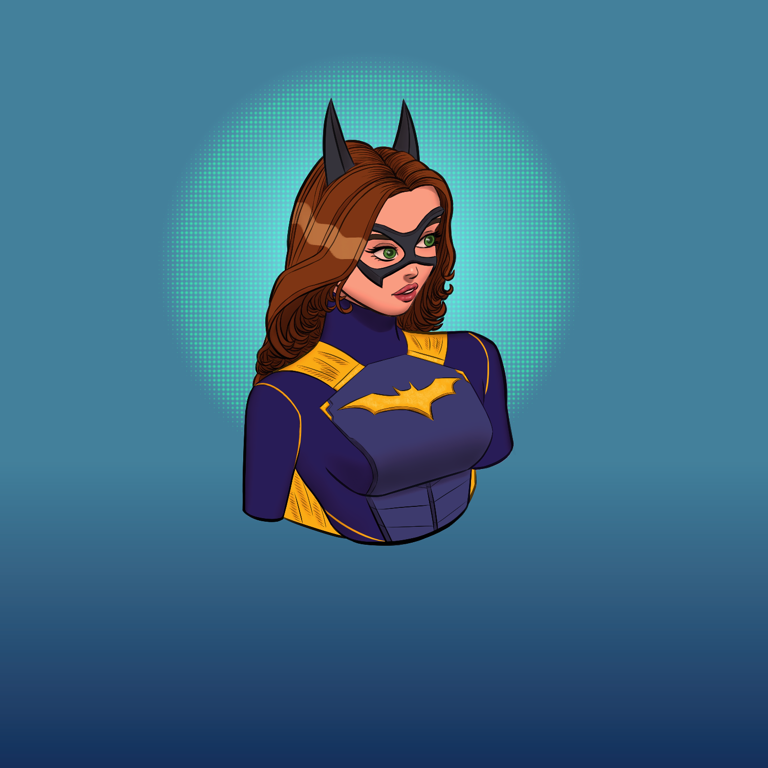 Wallpaper #2FjNNJMBzN9vxX34oj3l172 Fan Art of Batgirl with the Suit from Gotham Knights by Me R