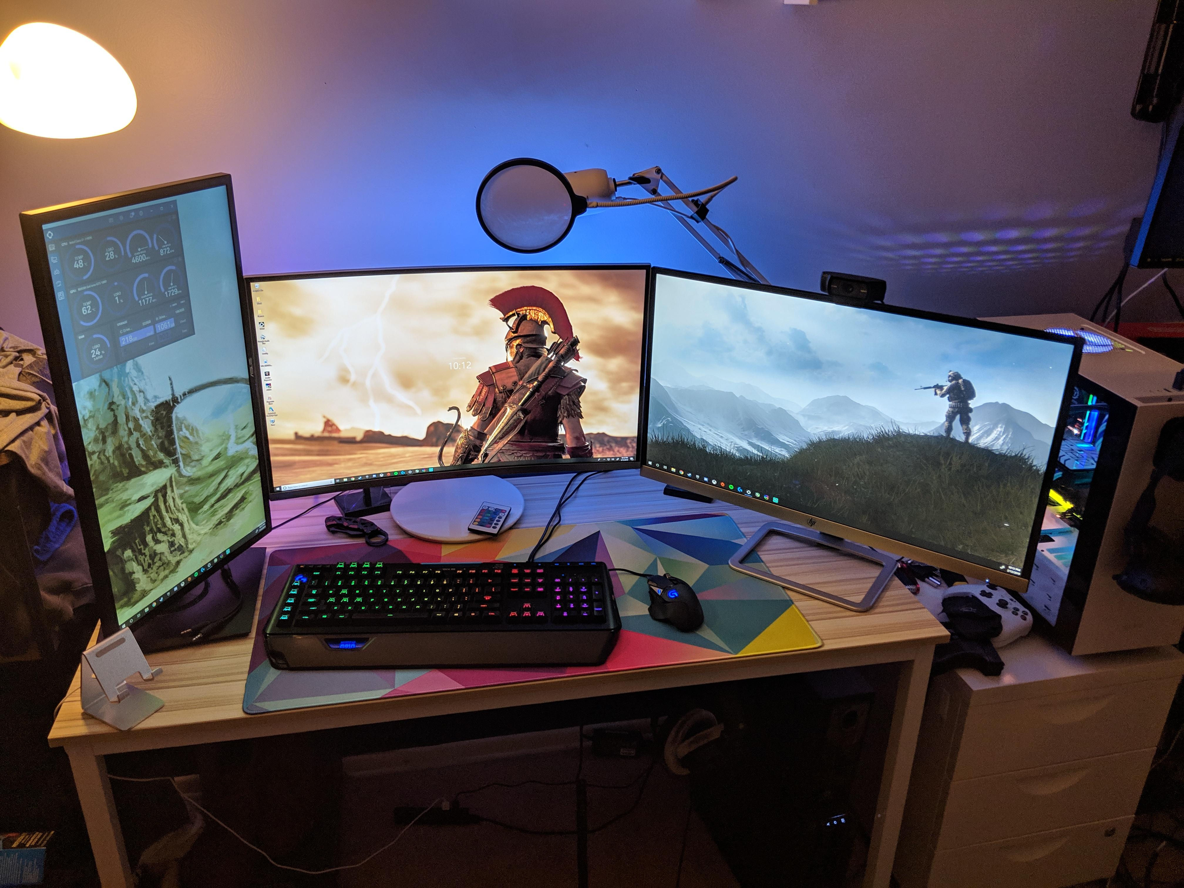 Wallpaper #lkItPZMBOBpx0Nhms8O120 Got My Old Monitor Back from My Brother Decided to Rotate My Second