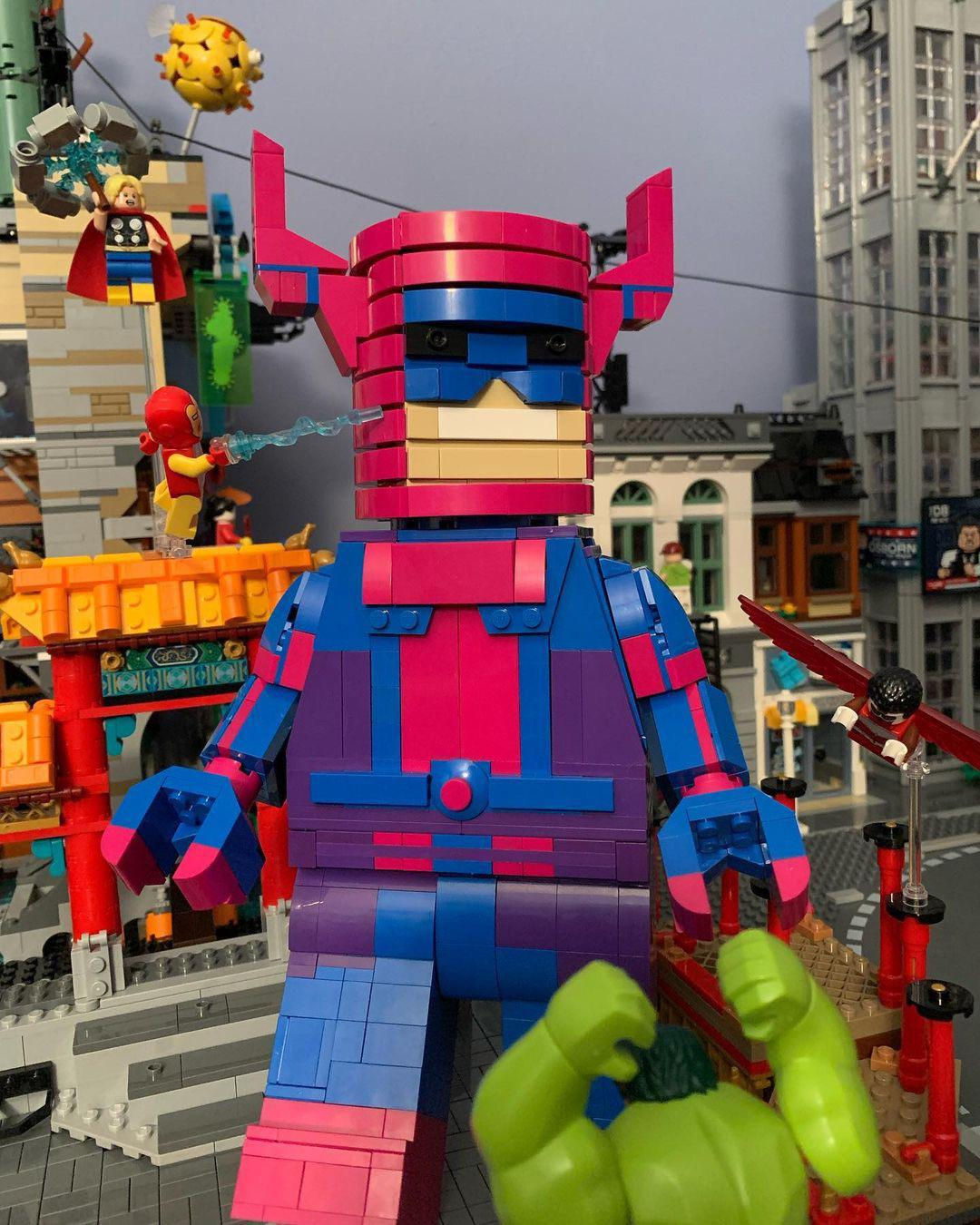 Wallpaper #db2aa Custom Lego Marvel Super Heroes Galactus Minifigure