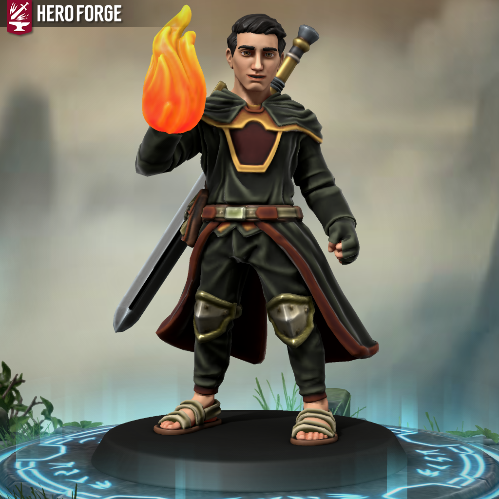 Wallpaper #uLgn1pIBJvJKYCmEAtzB5 The Main Character in My Fantasy Story Made Using Hero Forge Rheroforge