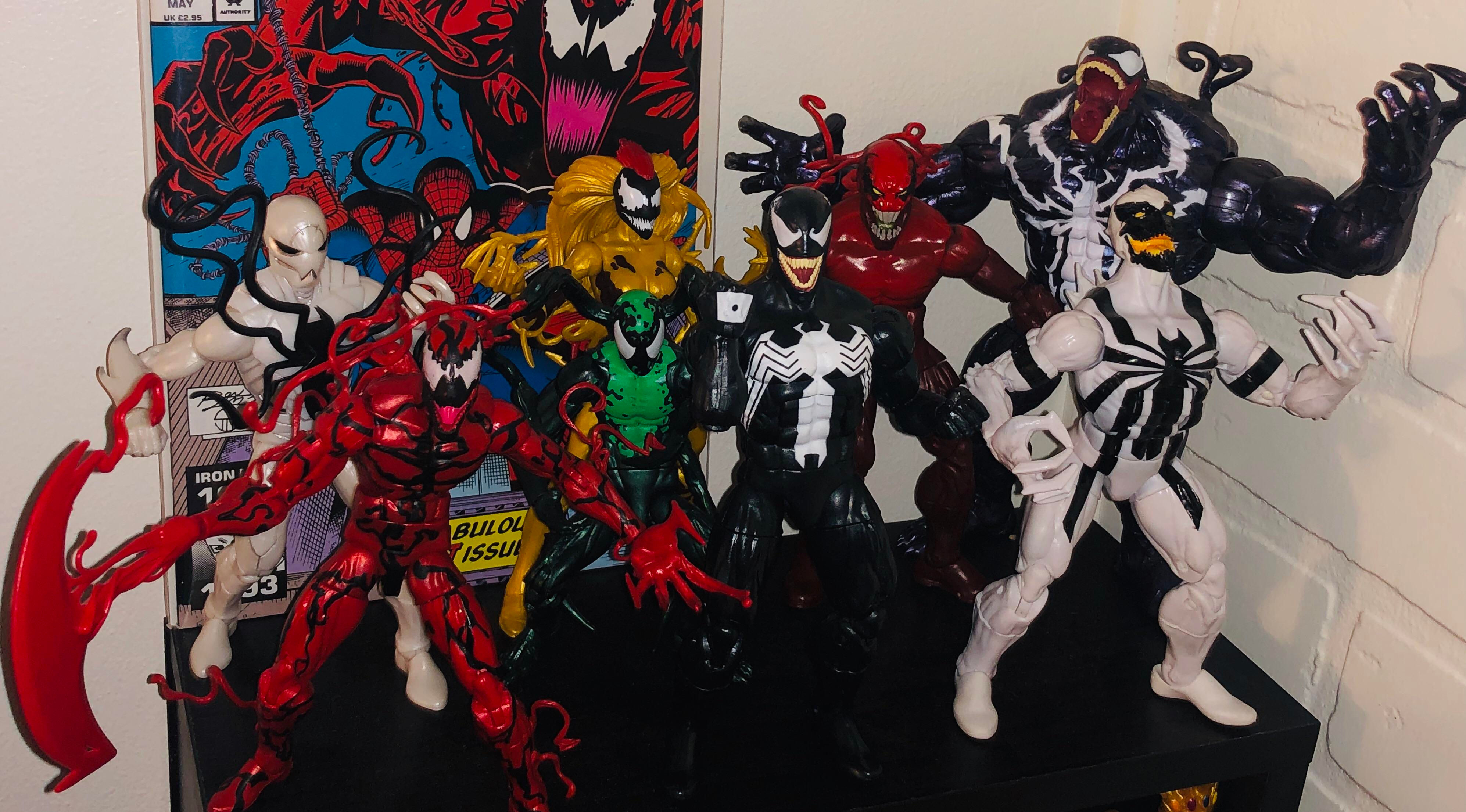 Wallpaper #lFhyNJMBzN9vxX34czxm144 Finally Completed My Symbiote Collection Ractionfigures