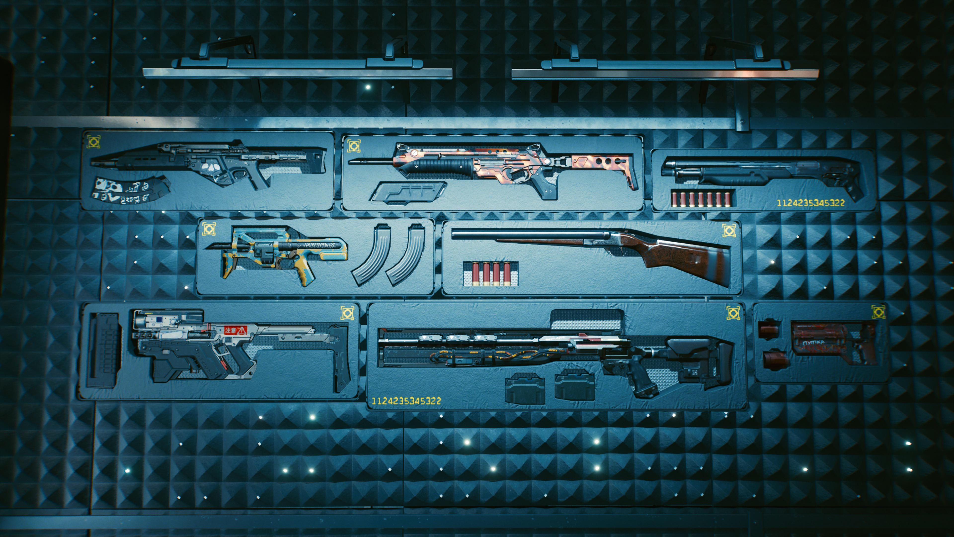 Wallpaper #jRW4s44BmMigT4UnkFI05 Finished My First Wall of Weapons on Cyberpunk 2077 Rgaming