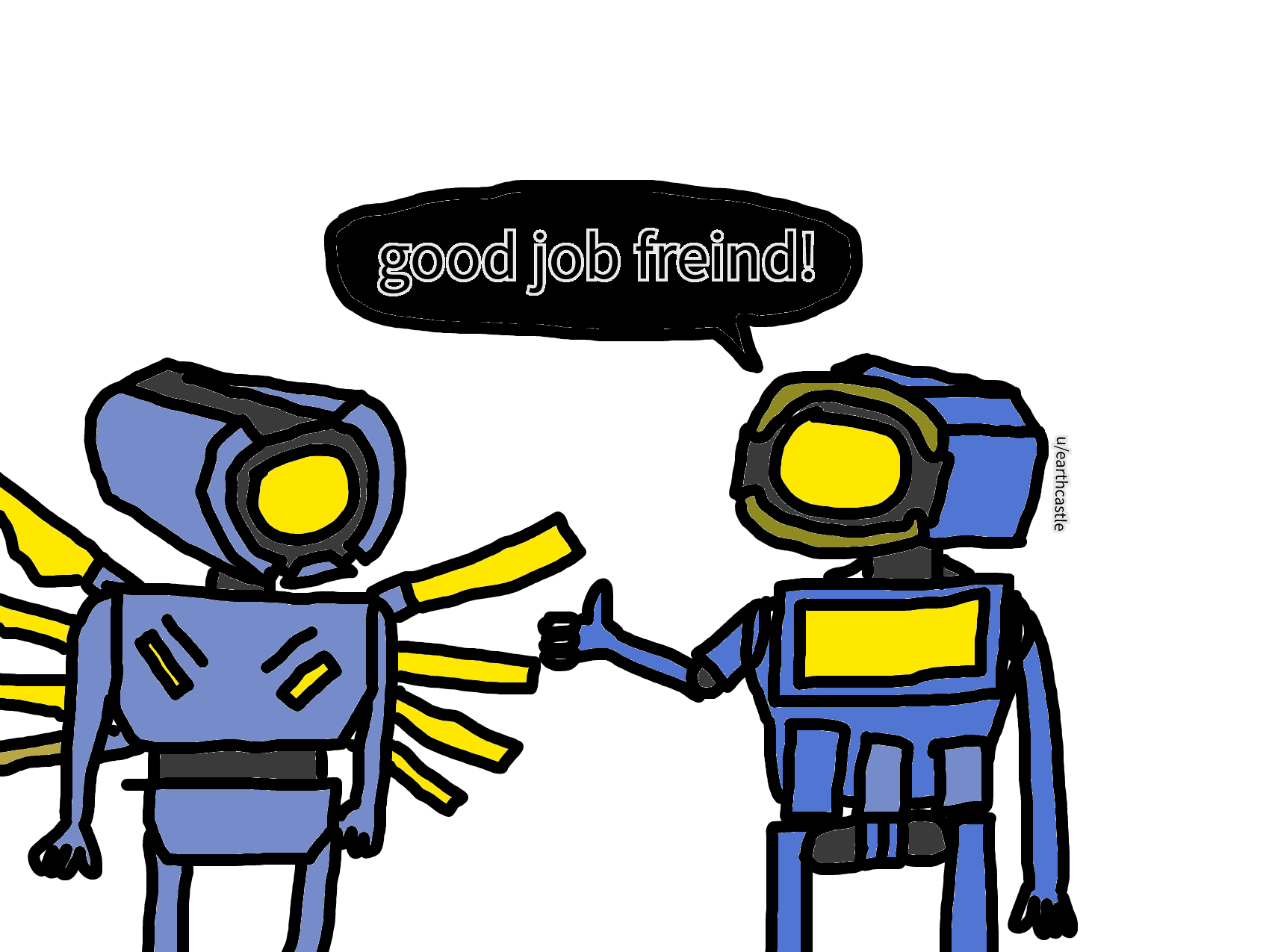 Wallpaper #vUDfL5MBJhL2WPbawr5s100 V1 and Pathfinder Having a Freindly Interaction Rultrakill
