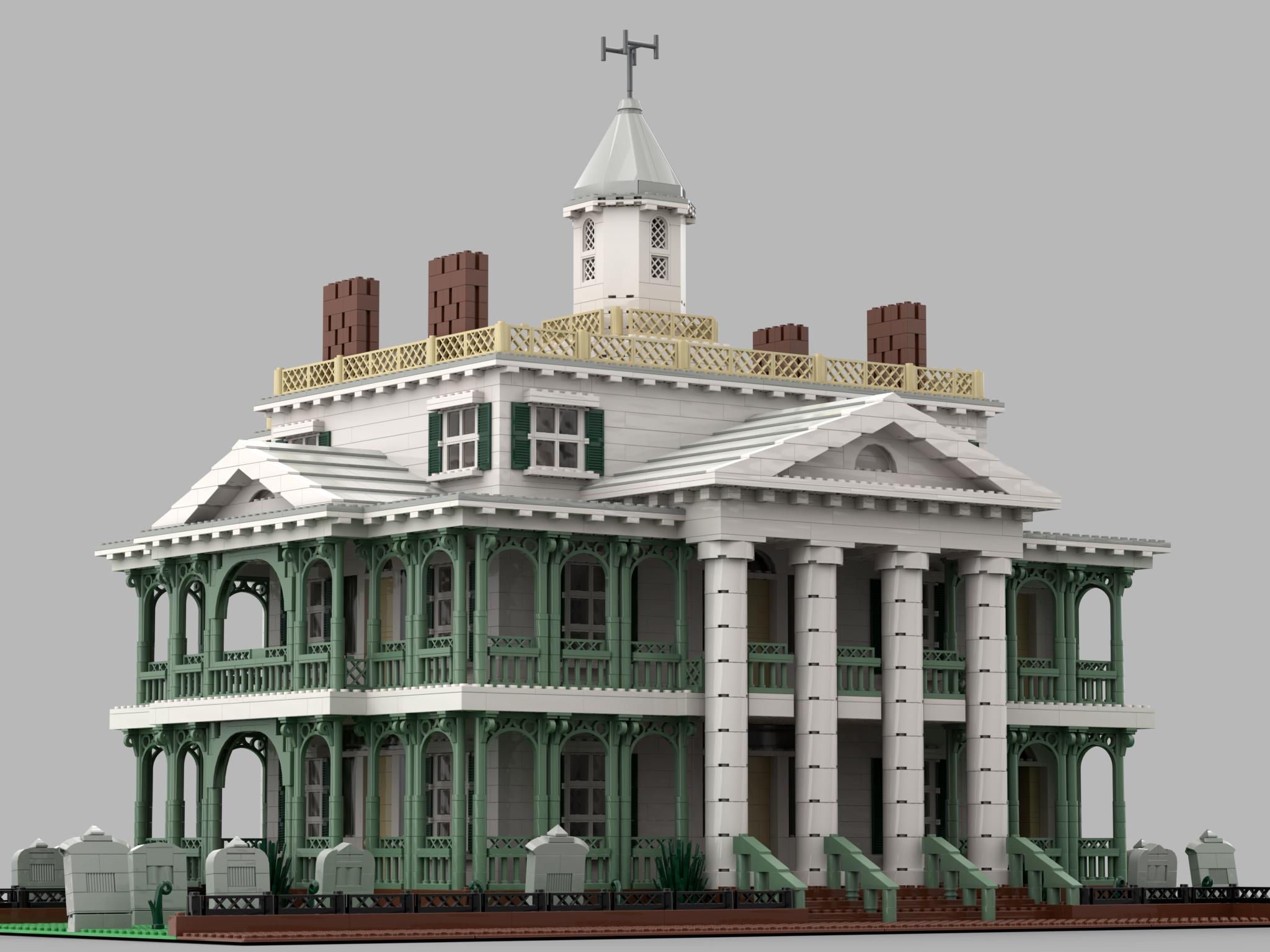 Wallpaper #VaeZMpMBlSzal8H1uNvY279 Welcome Foolish Mortals to My Haunted Mansion Moc Rlego