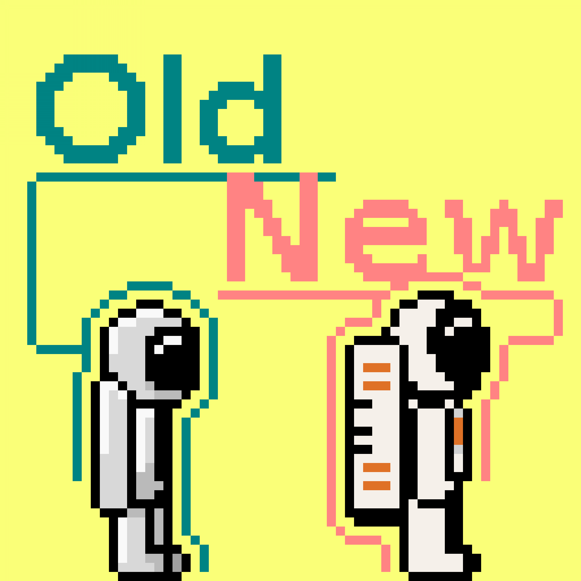 Wallpaper #YjGbNZMB5zzyi_yY1Fda152 Astronaut Pixel Art 32x32 Each Old vs New Please Leave a Critique