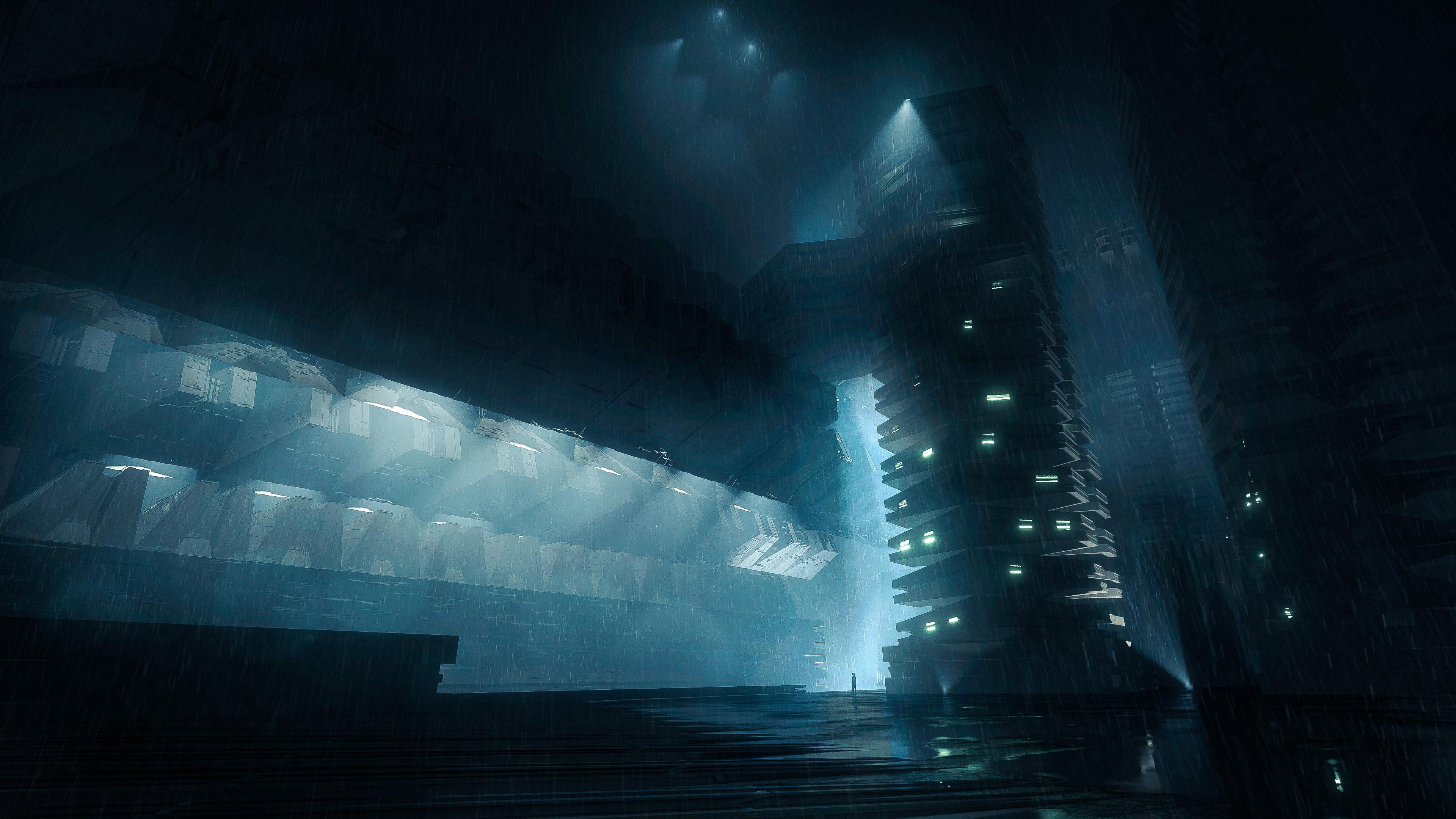 Wallpaper #YEUVlI4B7YBJg1BVJJ_q56 Cyberpunk Scene Made in Blender Rcyberpunk