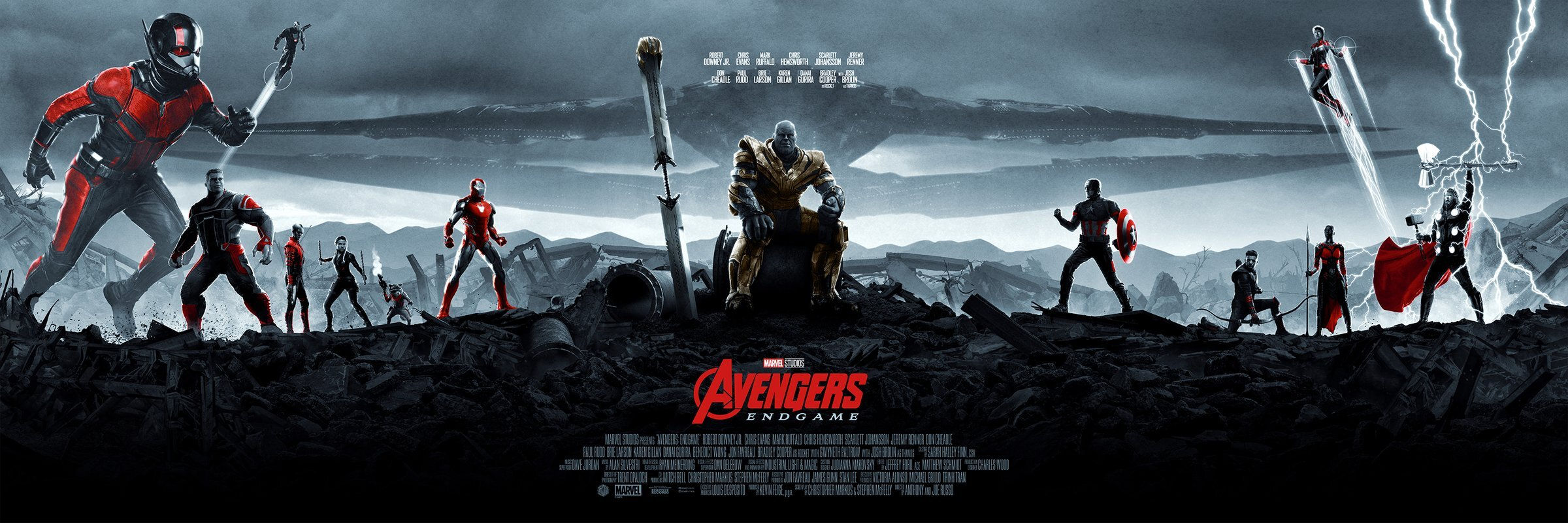 Wallpaper #b2h5GpMBSpphPi3-GRwH85 Avengers Endgame Poster by Matt Ferguson Rmarvel