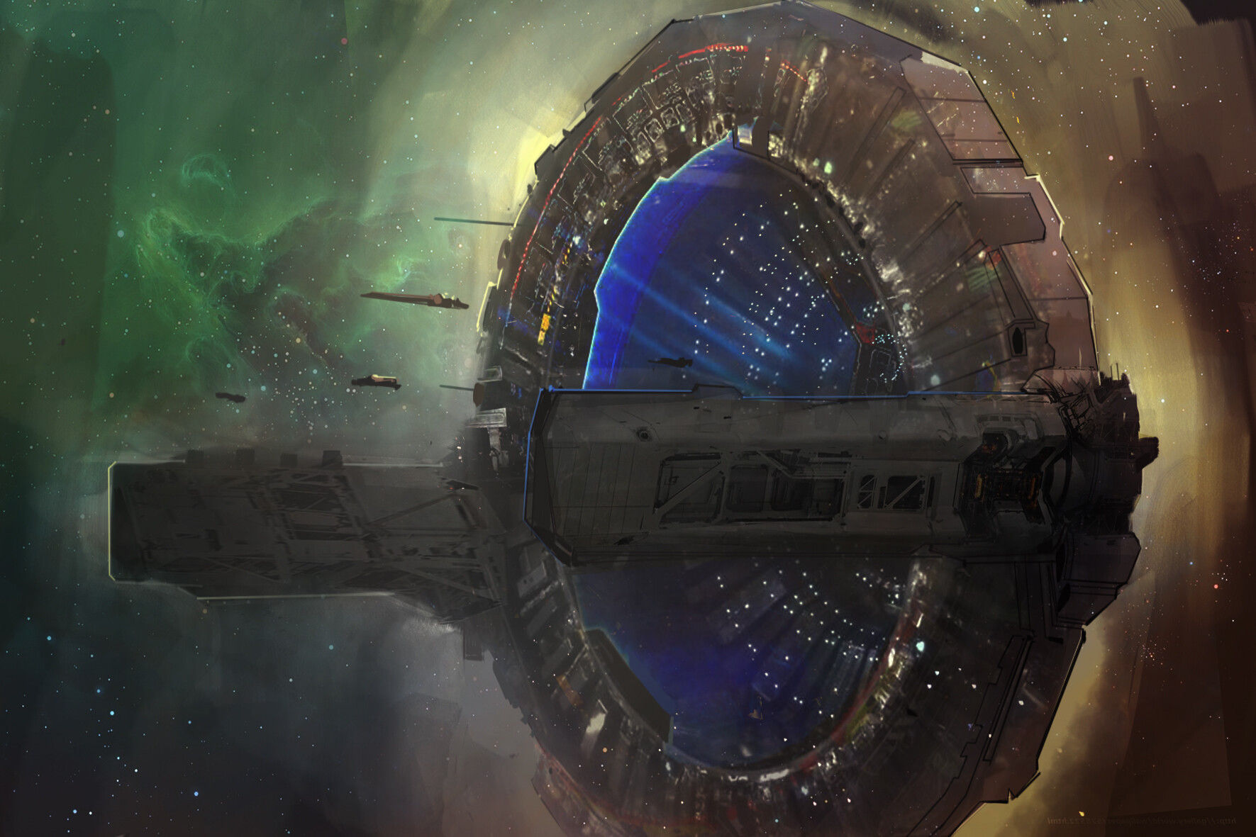 Wallpaper #NWegBpMBSpphPi3-J8JF387 Warp Gate Pradal Aurele Rimaginarytechnology