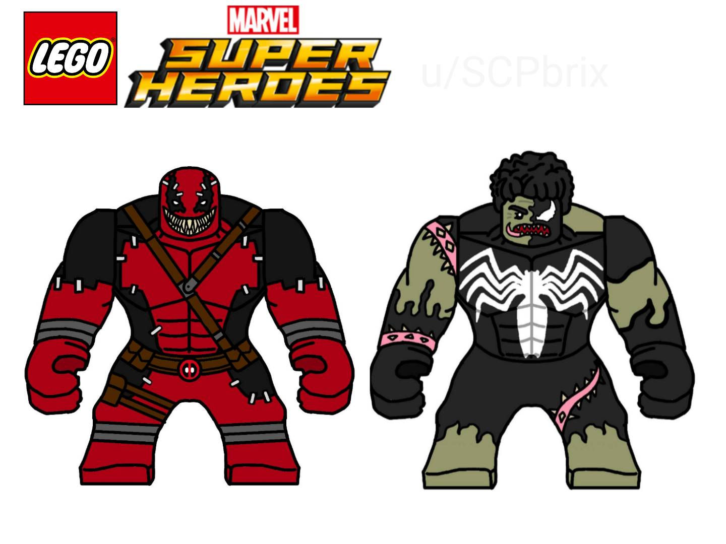 Wallpaper #N855JZMB71dOy6JZOBT_29 Lego Venompool and Symbiote Hulk Rlego