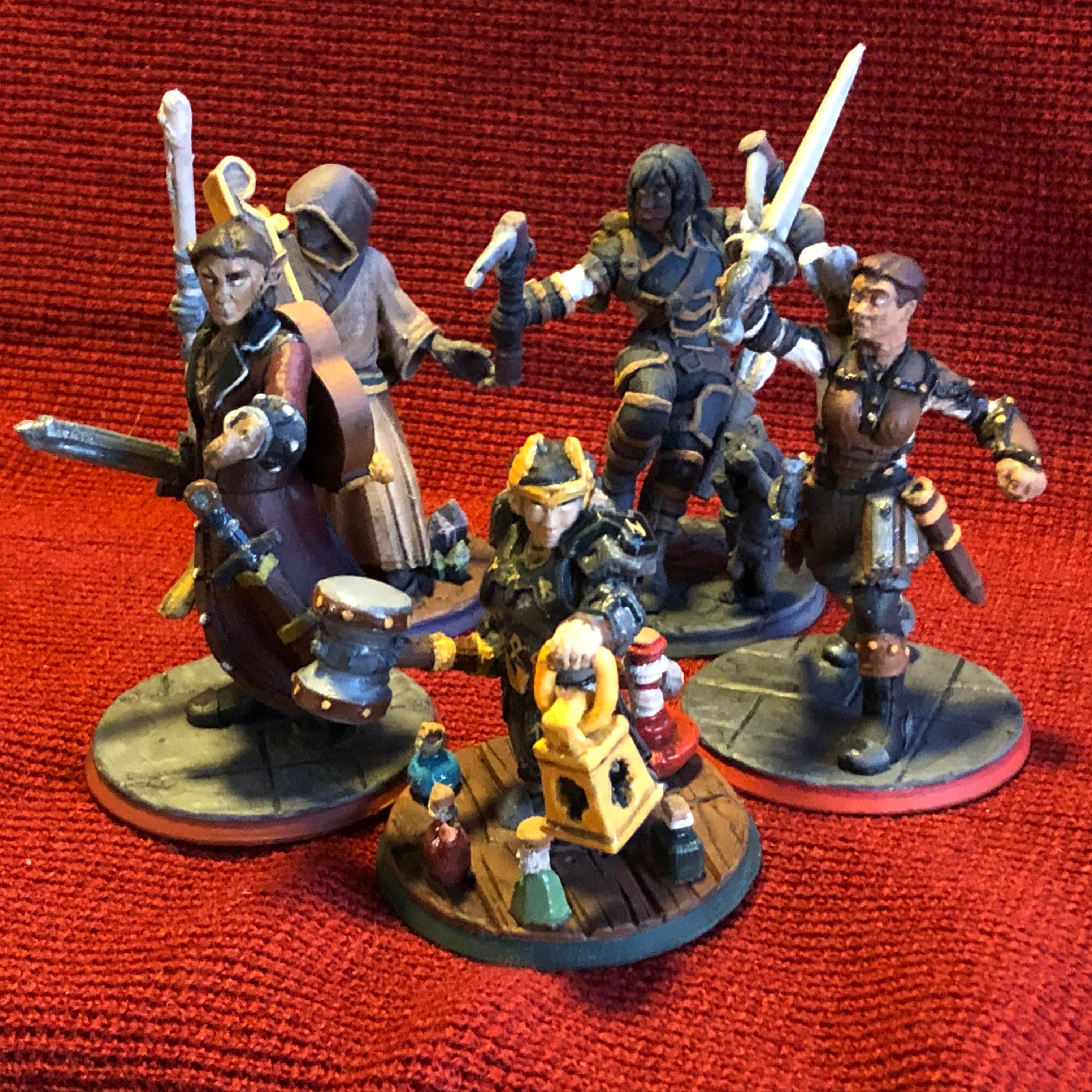 Wallpaper #uLgn1pIBJvJKYCmEAtzB207 Art I Designed My Partys Characters in Hero Forge Printed Them at