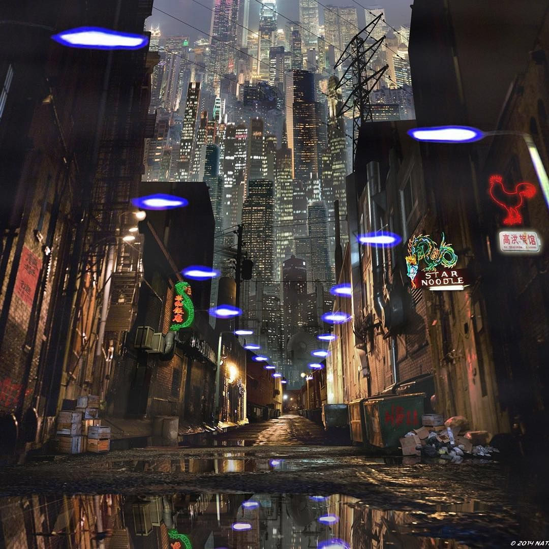 Wallpaper #pXQkw44B_8f4nGFaO2-l9 Another Incredible Cyberpunk Landscape Rcyberpunk