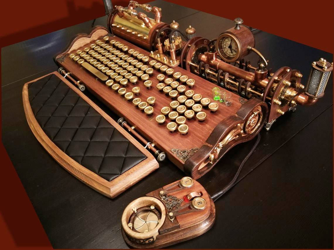 Wallpaper #I6WROJMBVBiSkHCaw440348 This Steampunk Keyboard Rdesignporn