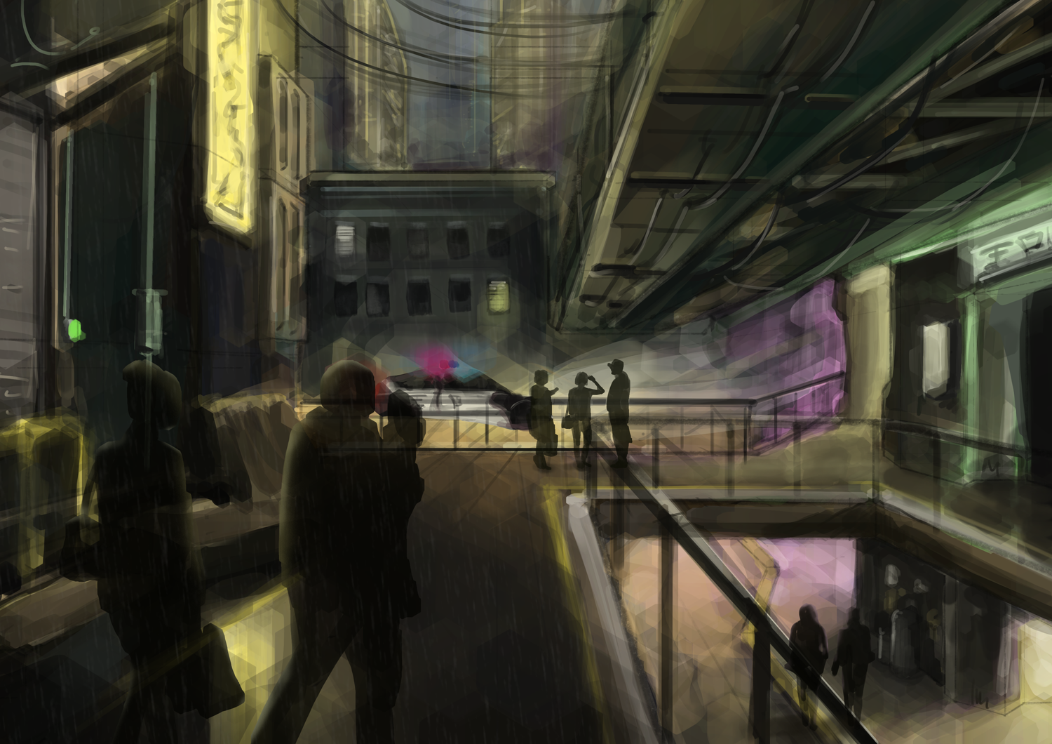 Wallpaper #RmcaCJMBSpphPi3-y8ms33 Another Cyberpunk Painting by Myself Rcyberpunk