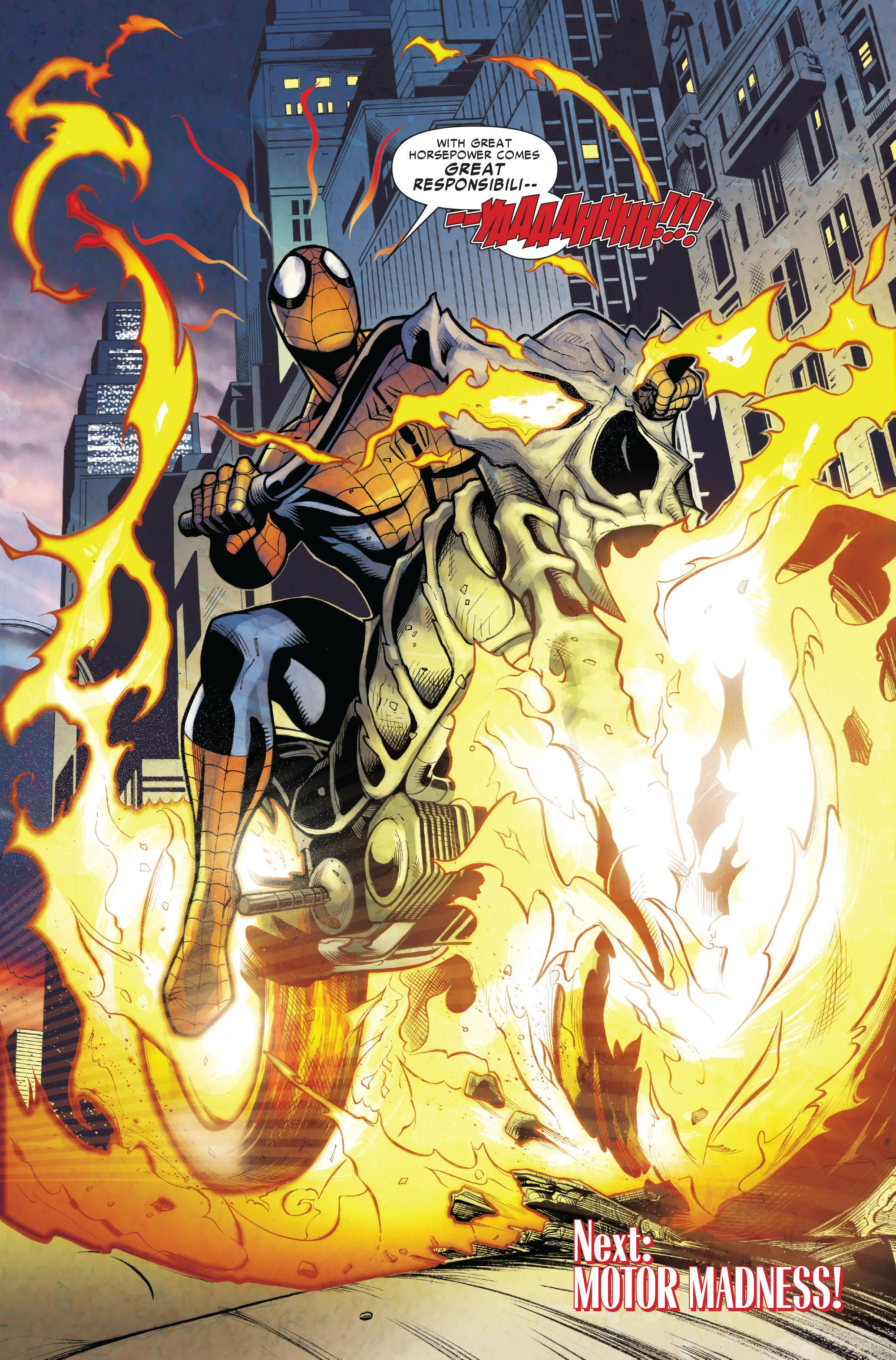 Wallpaper #KPQuOpMBKFX8bn3rgHjs102 Spidey Riding on Ghost Riders Bike Never Thought Id Write That