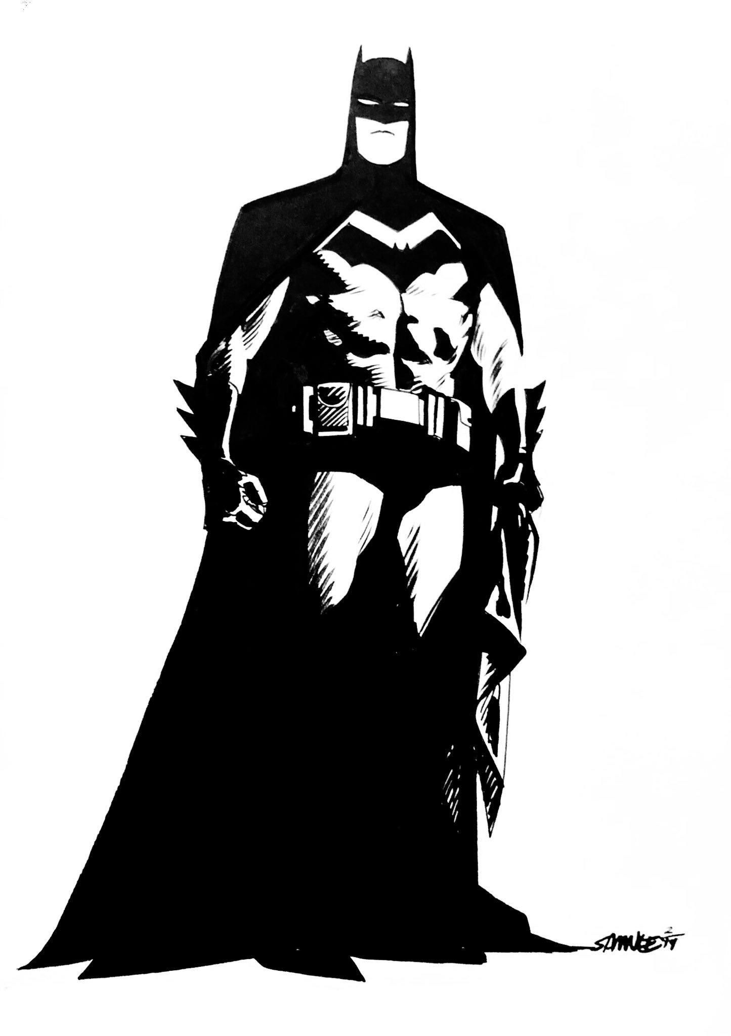 Wallpaper #qx0ULpMBlOZrFDOkP9JS20 Artwork Batman by Chris Samnee Rdccomics