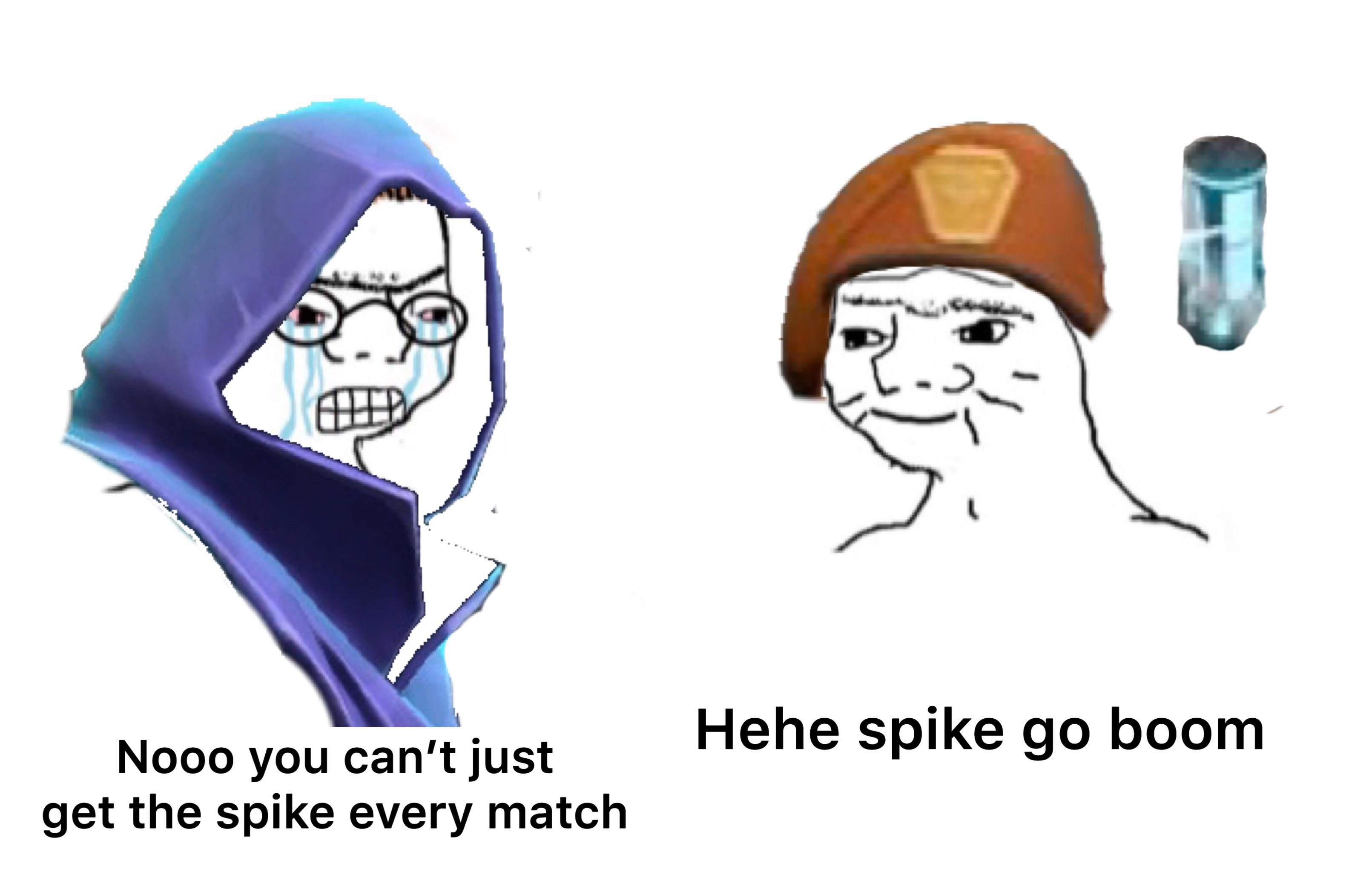 Wallpaper #YX3j8Y4Bnwiau_P6MAqm26 Spike Go Boom Rvalorant Meme