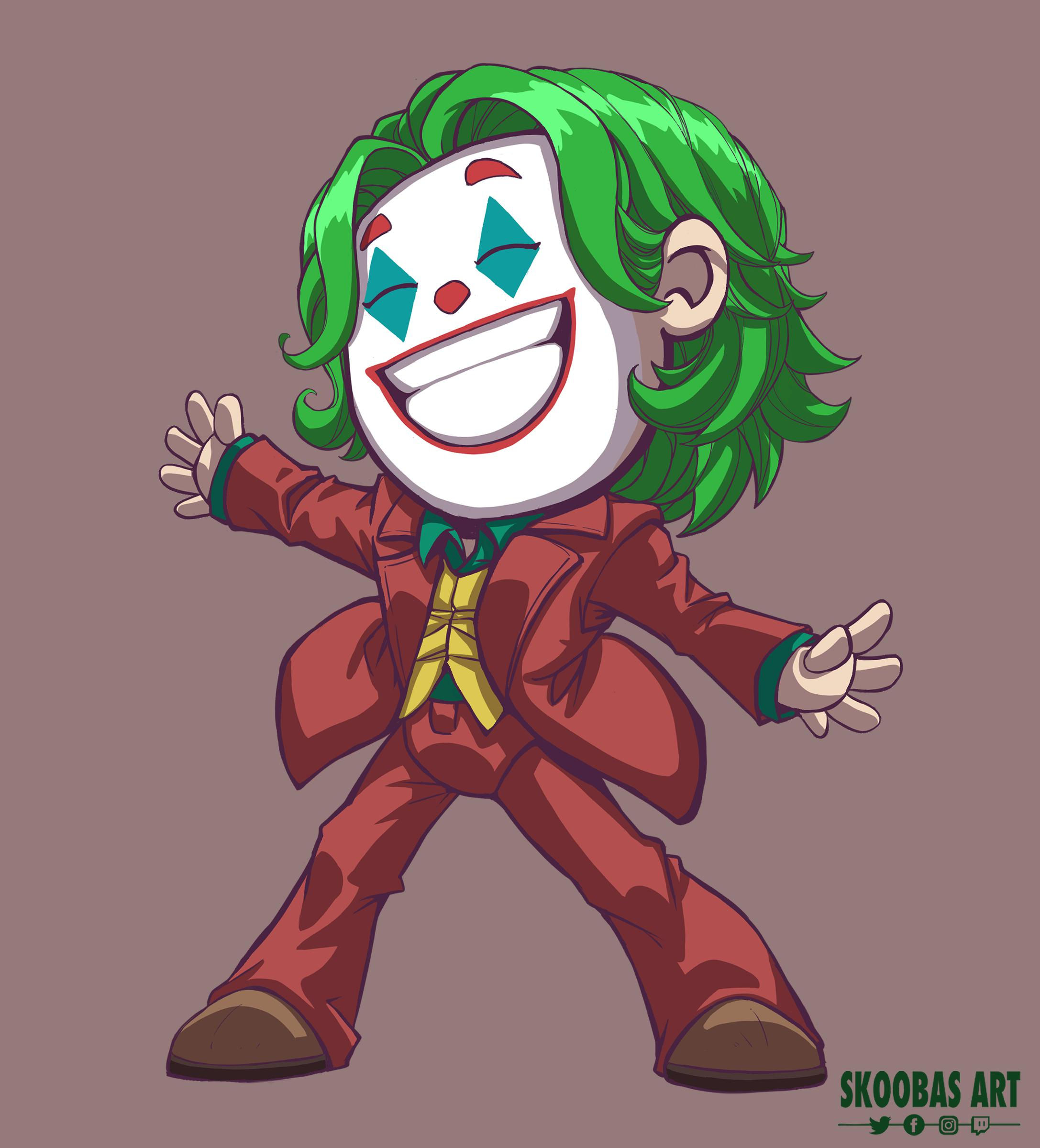 Wallpaper #NywrSZMB0E1QgA7wJvLh1 Joker Chibi I Did Last Year Exploring a New Style Been Fun R