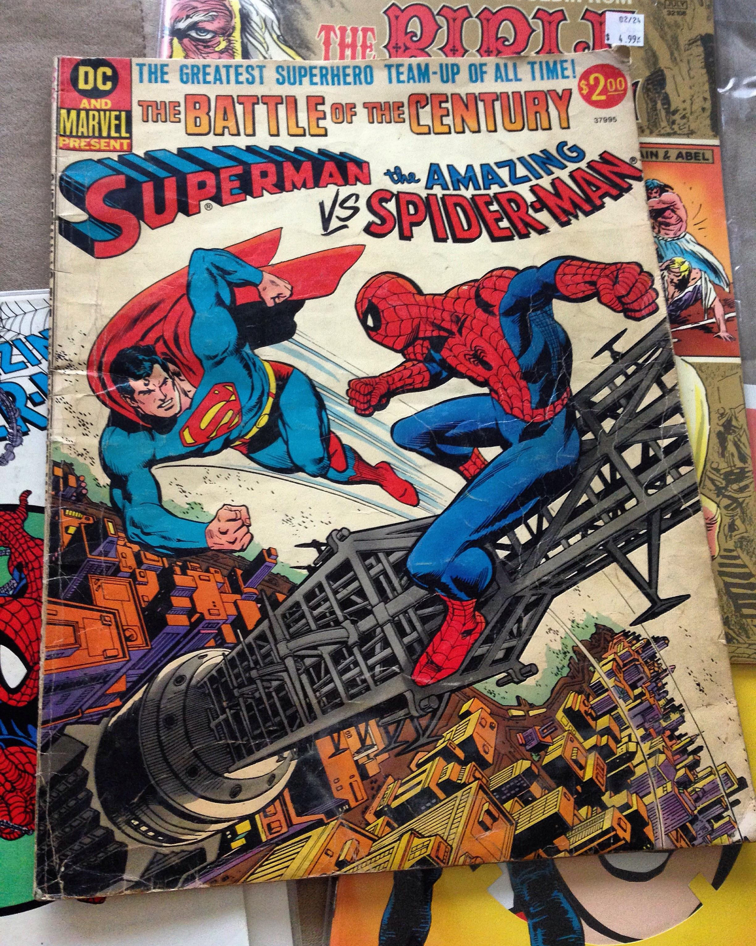 Wallpaper #1XPDgY4BFI5NbQksQhi316 Superman vs the Amazing Spider Man the First Team Up Between DC and