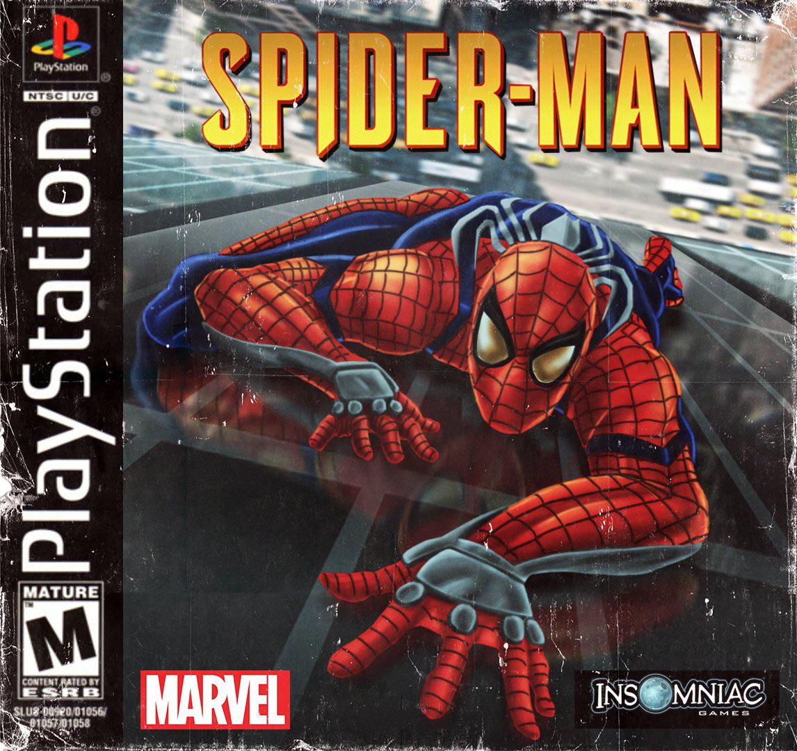 Wallpaper #VUAtMZMBJhL2WPbas8XD308 Someone Made a Marvels Spider Man Cover in the Style of the PS1 Spider