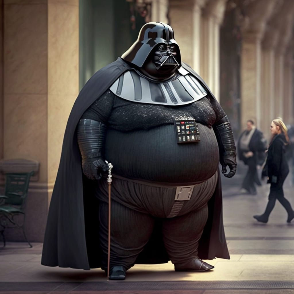 Wallpaper #J2cfA5MBSpphPi3-BbLr215 Fat Vader Rmidjourney