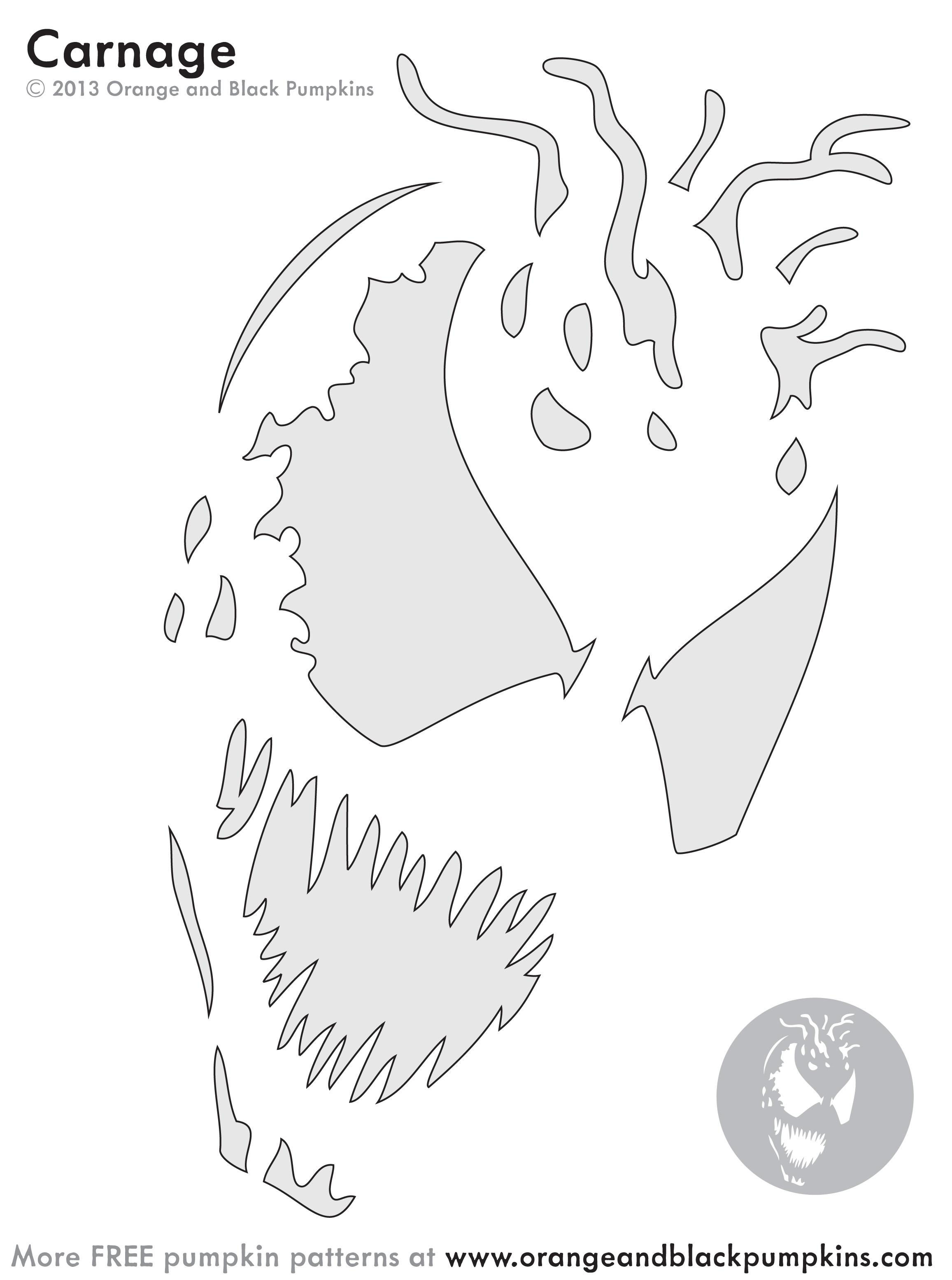 Wallpaper #VX2W844Bnwiau_P6jQ3i47 Marvel Spiderman Carnage Pumpkin Stencil Pumpkin Pattern