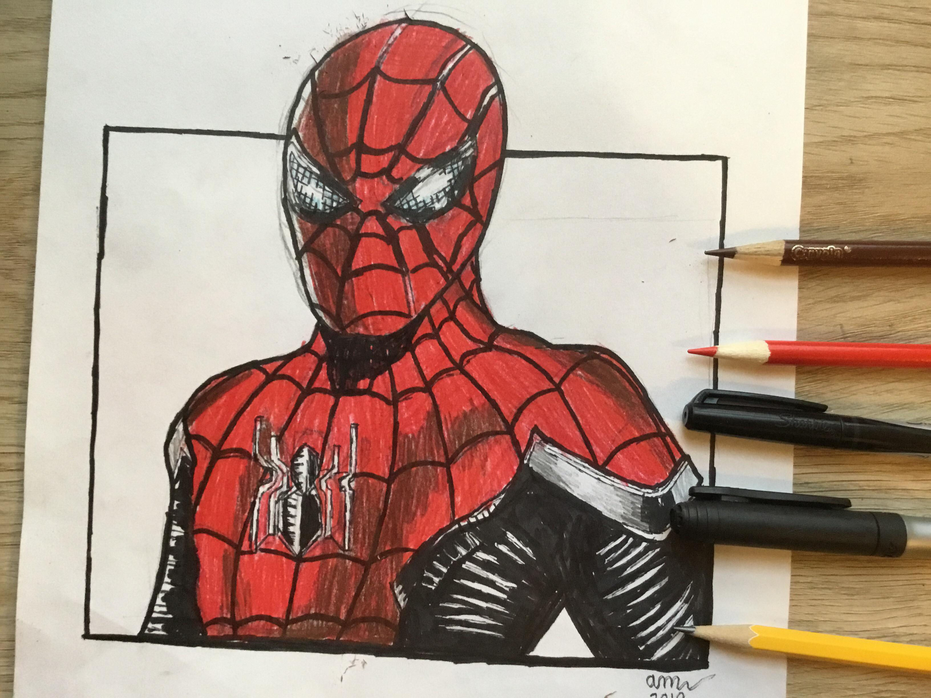 Wallpaper #_EIRPZMBOBpx0NhmtsKI164 Spider Man Pic Drawing Spider Superheroes Drawdoo Boddeswasusi