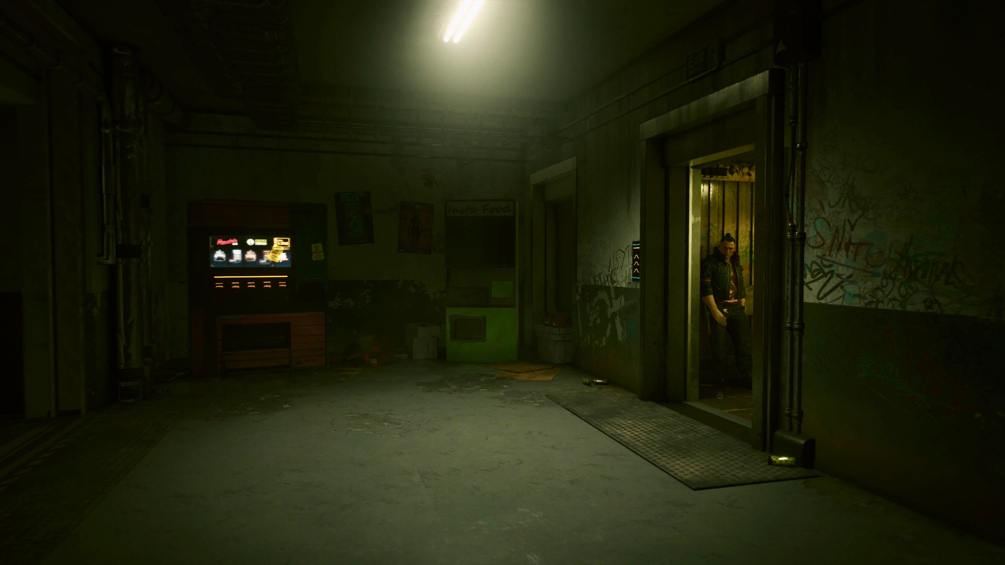 Wallpaper #ghlNMo8BtGB6xQ78zpe69 Mannie in the Apartment Building Elevator Cyberpunk 2077 R