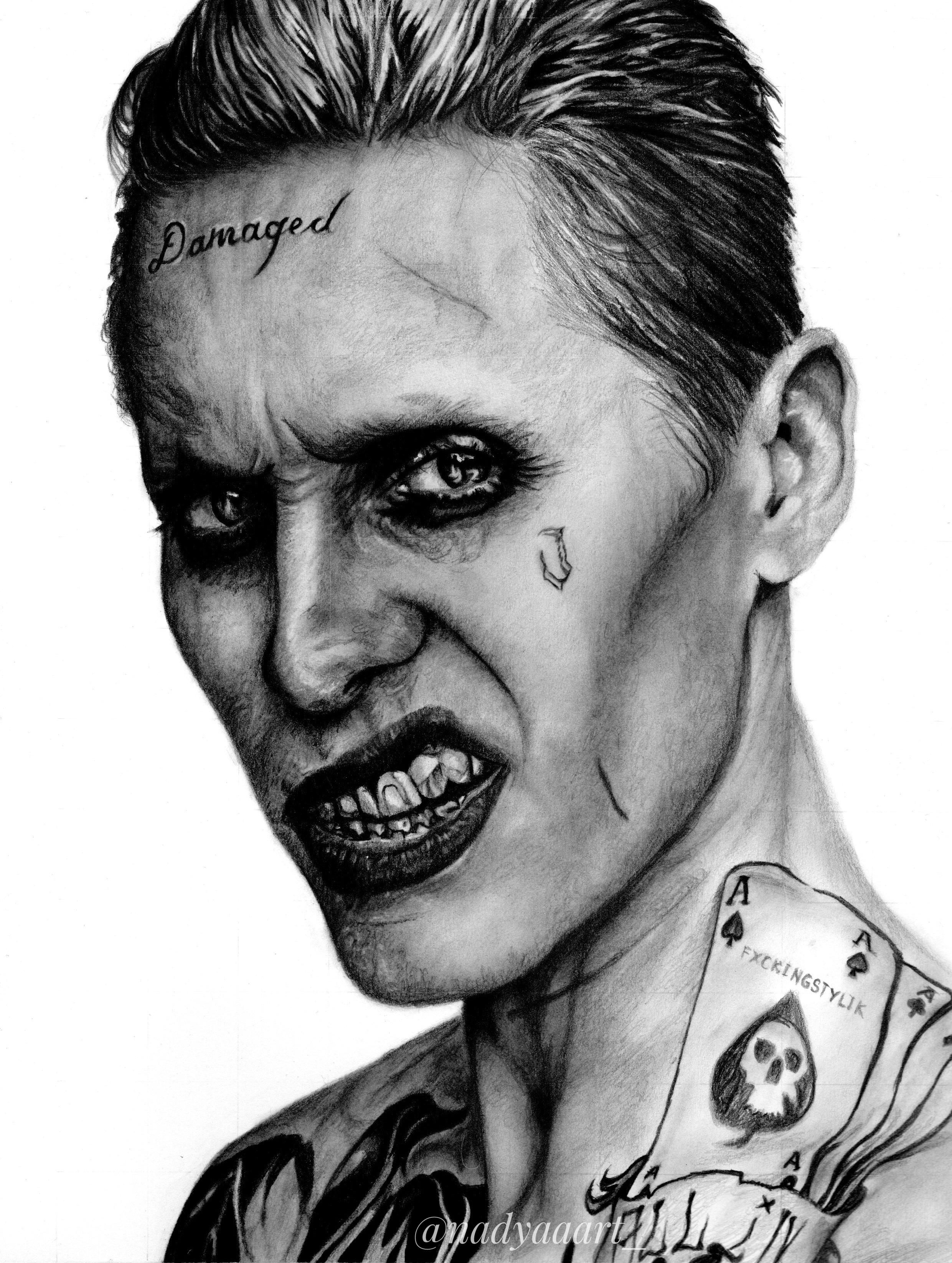 Wallpaper #FGdoEJMBSpphPi3-TvPv222 Evil Joker Drawings in Pencil