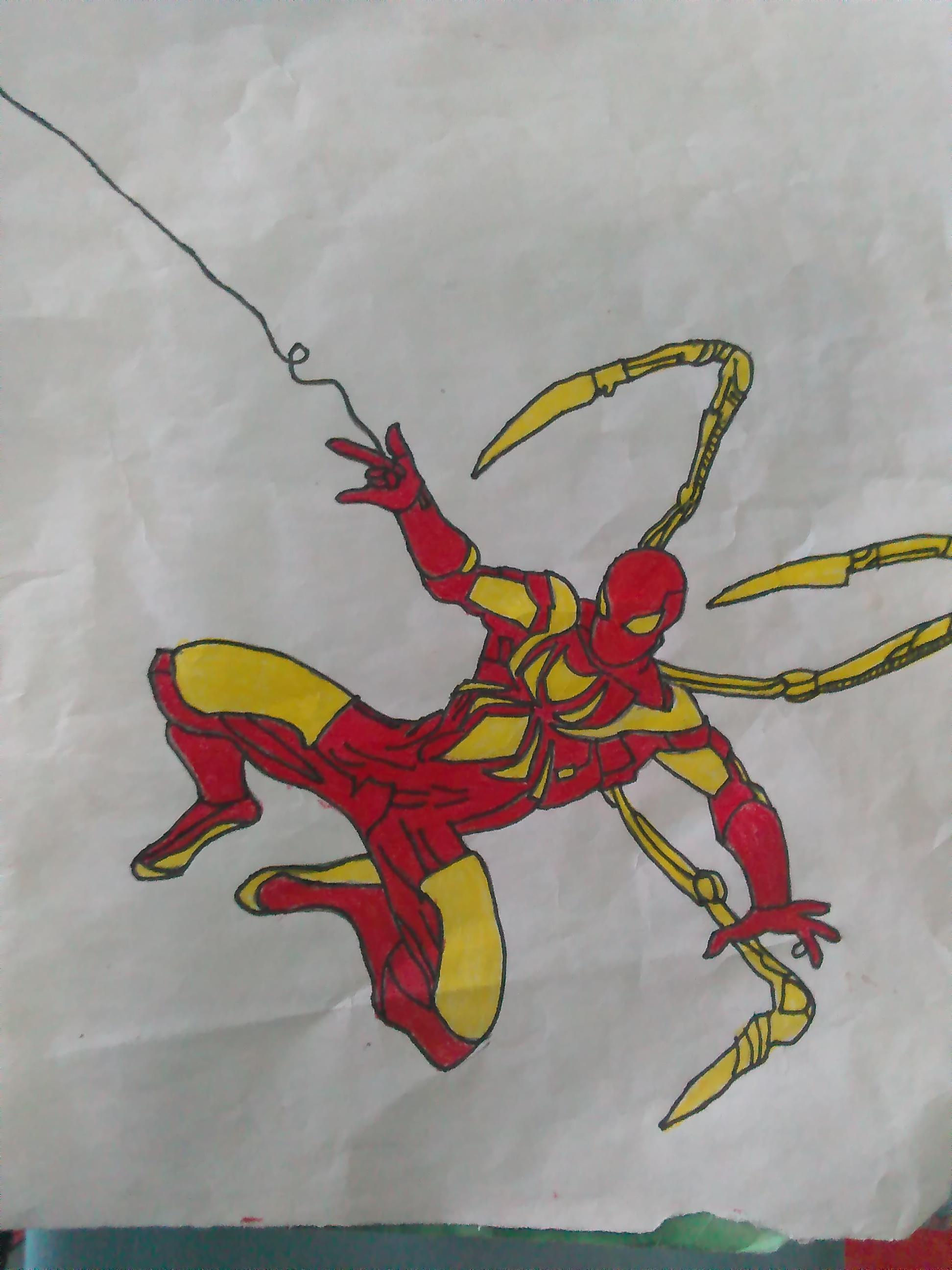 Wallpaper #aTNBM5MBcgDP3FvJcqoo149 Iron Spider Drawings