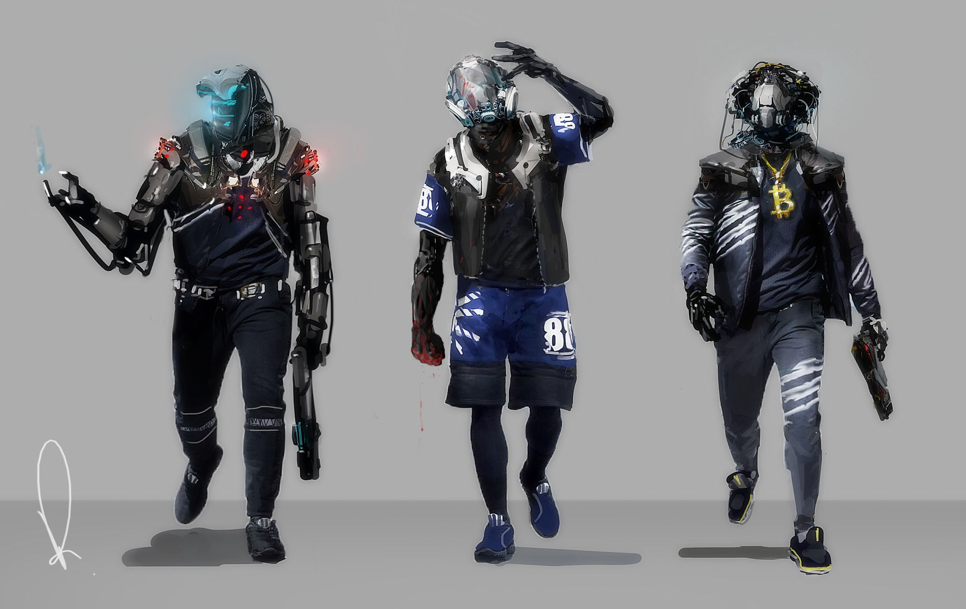 Wallpaper #SLhR2ZIBJvJKYCmEiexE93 Cyberpunks Trio Rcyberpunk
