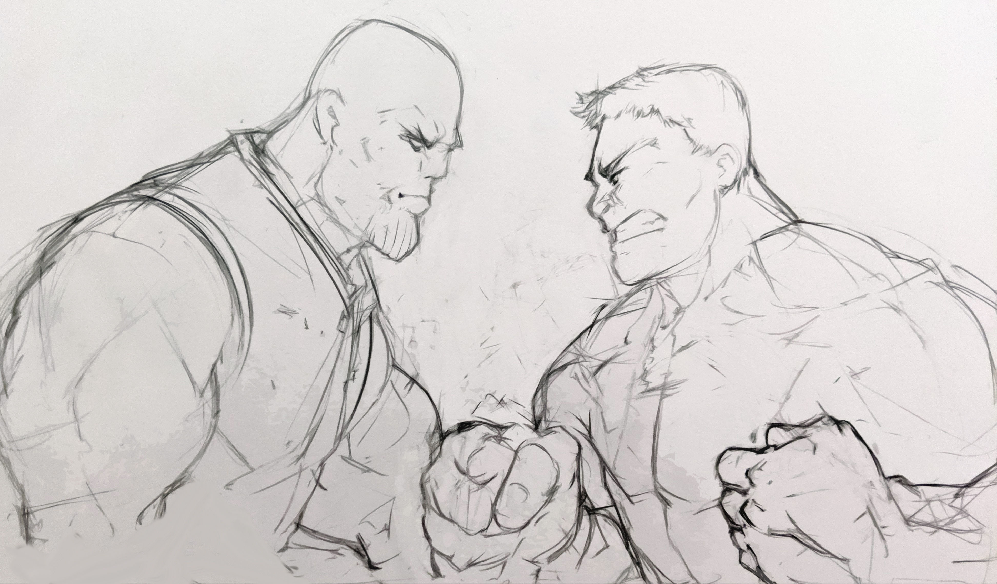 Wallpaper #s5x74ZIBZHQxiYarI7ur340 Hulk and Thanos Sketch Rcomicbookart