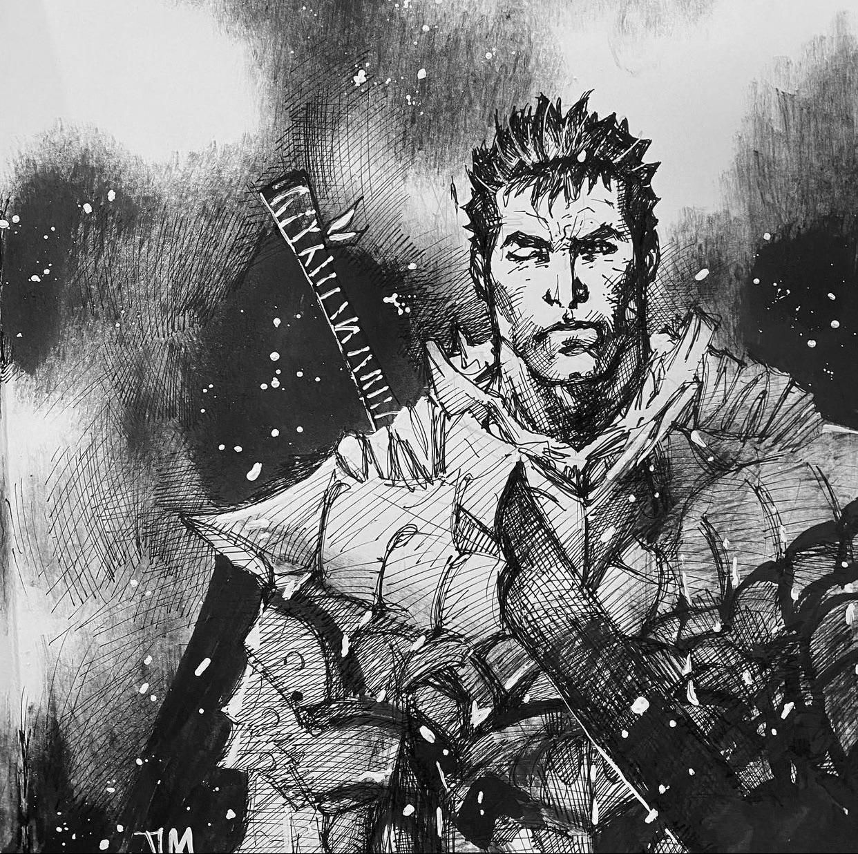 Wallpaper #xGdJ95IBSpphPi3-d4V5254 Guts Drawn by Jim Lee Ceo of DC Comics Rberserk