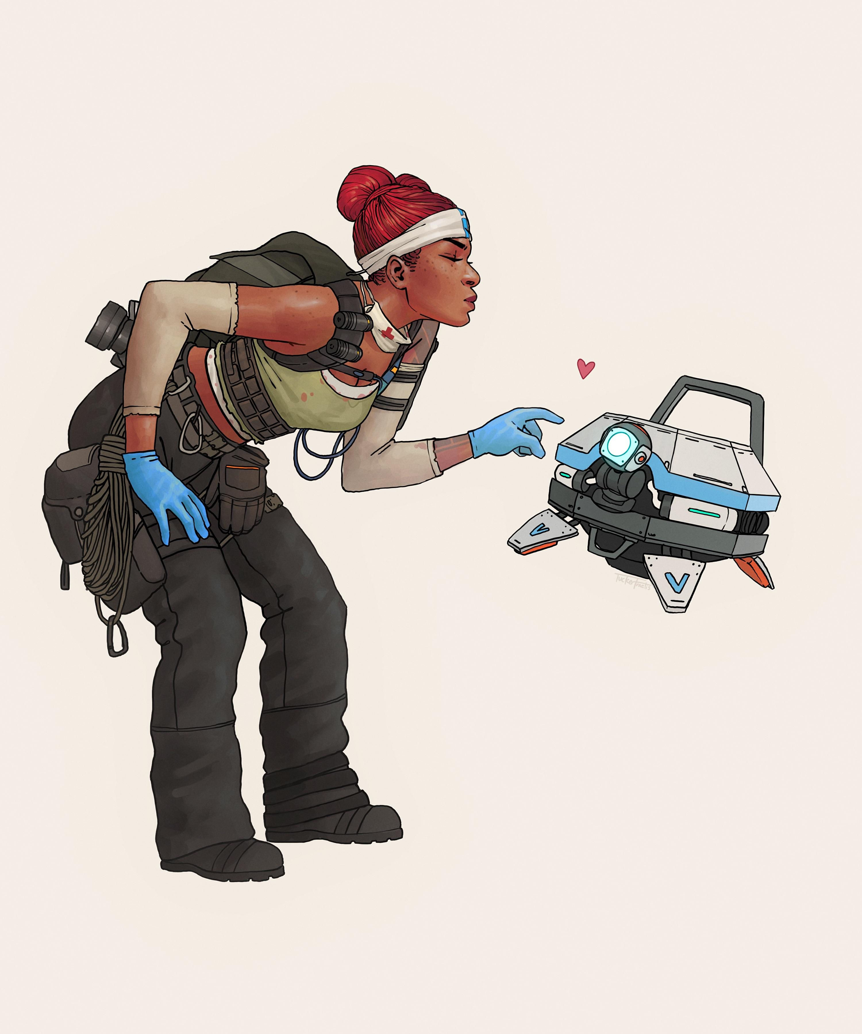 Wallpaper #vwDJ5o4BSdW8dNouQgwV7 2019 I Drew Some Lifeline Fanart Apex Legends Dev Tracker