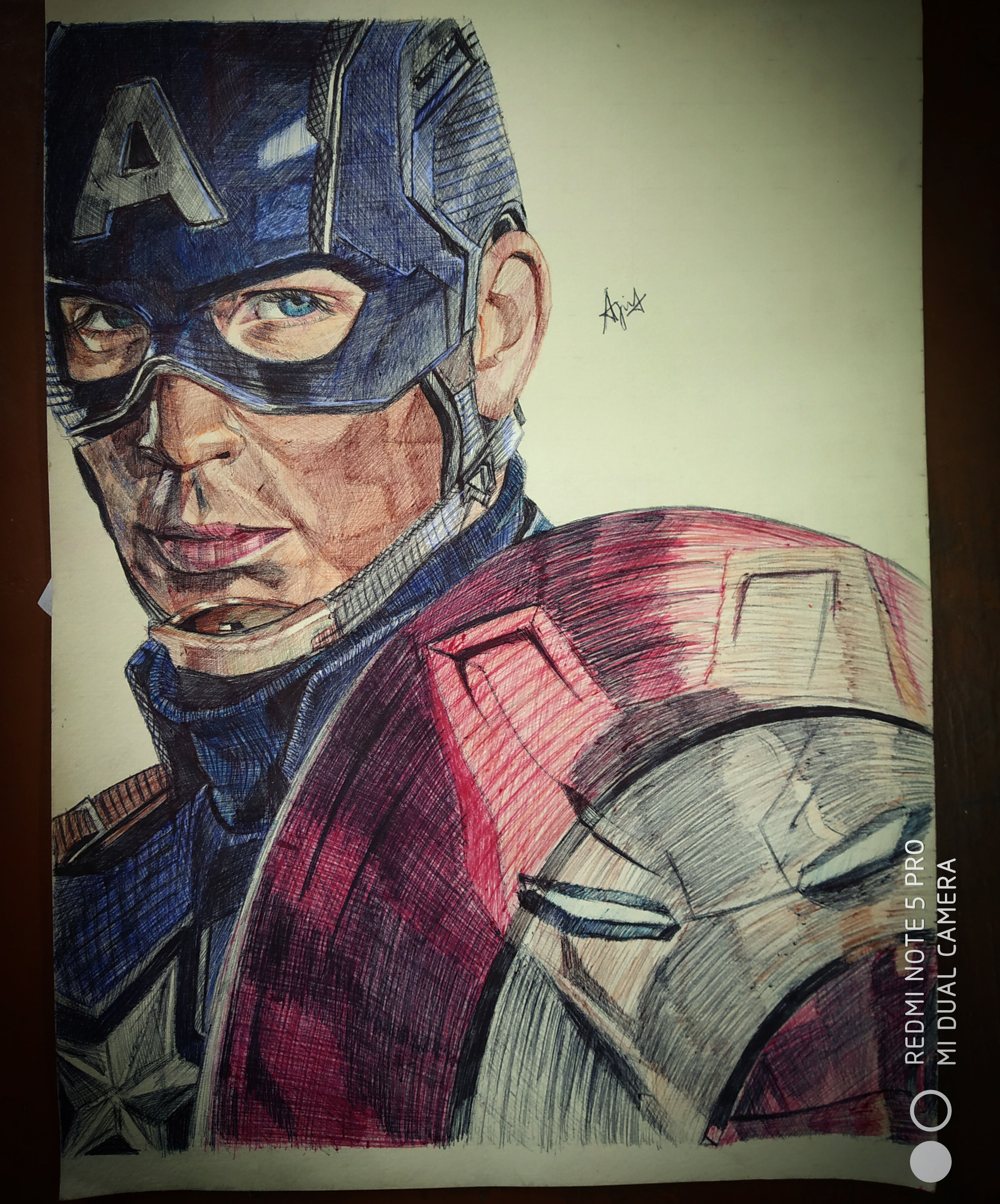 Wallpaper #-DF3NZMB5zzyi_yYN1b-5 Captain America Realistic Drawing