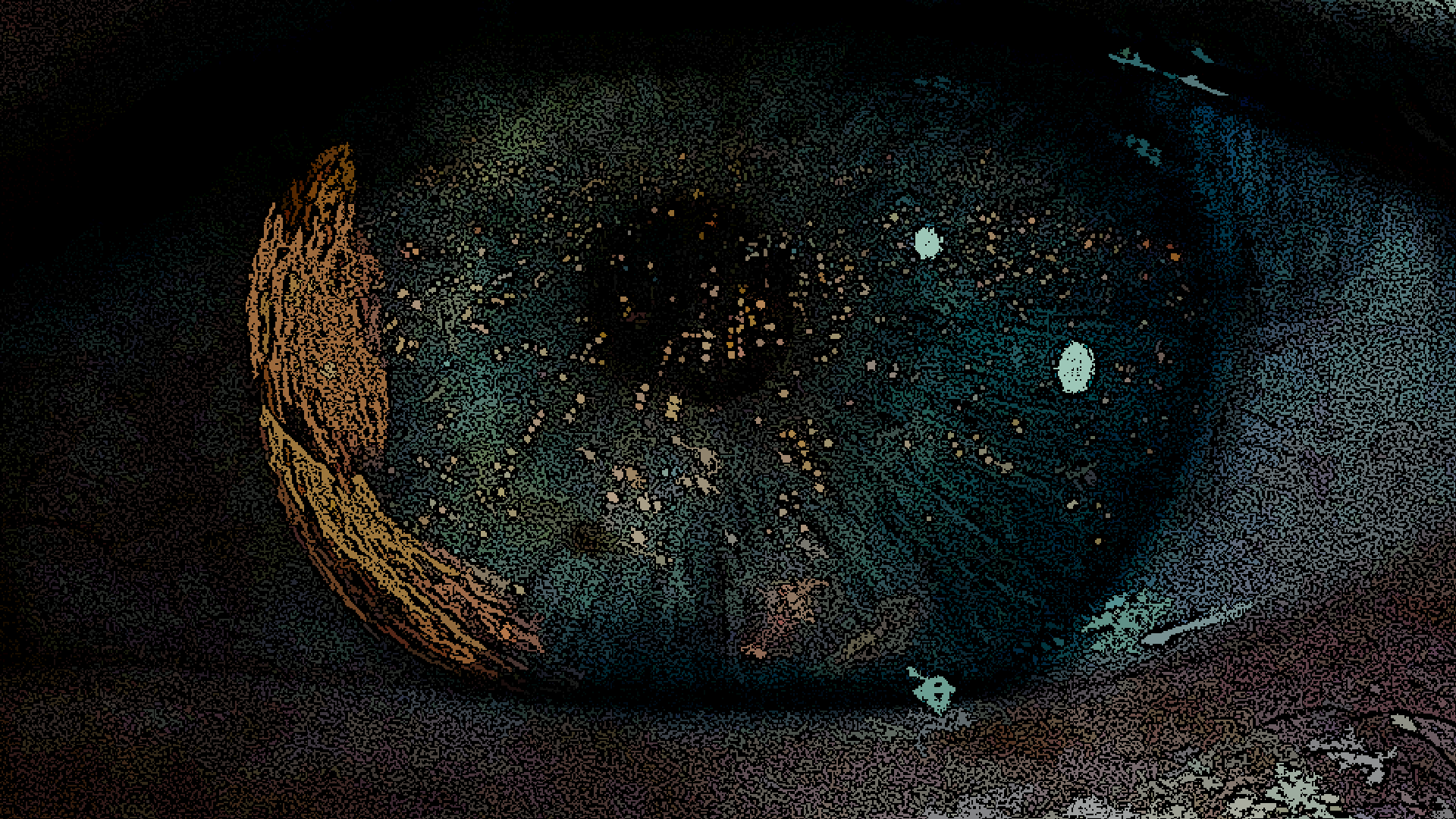 Wallpaper #ohnNII8BtGB6xQ78BX6522 I Made a Pixel Art of the Eye of Fire 1982 Rbladerunner