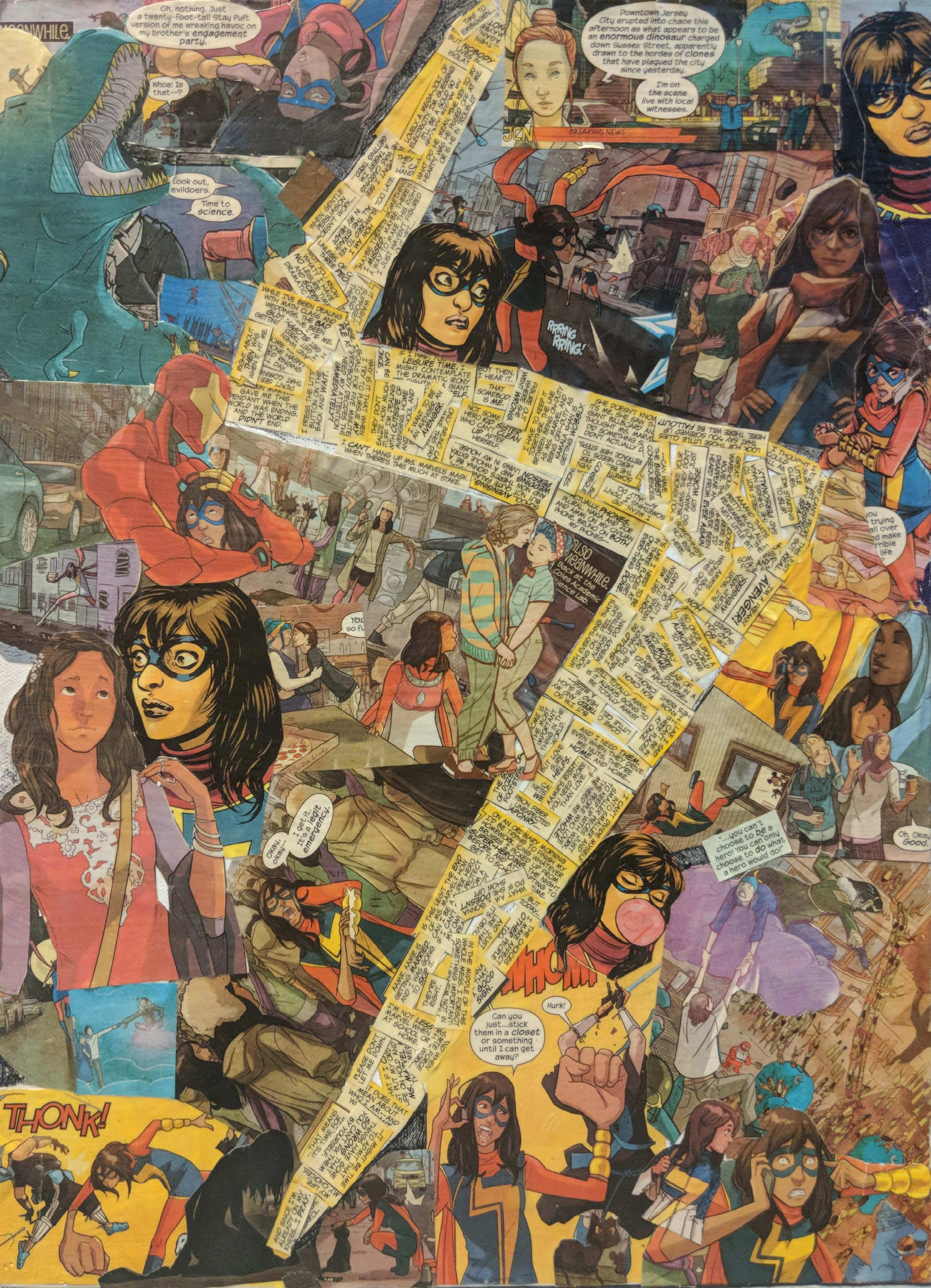 Wallpaper #dfbc2 Marvels Avengers Characters Ms Marvel Kamala Khan Bruce Banner