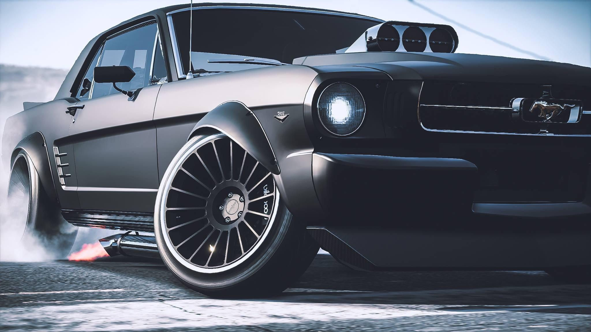 Wallpaper #1BmAF48BtGB6xQ78km9J43 Ford Mustang 1965 Drift Build Rneedforspeed