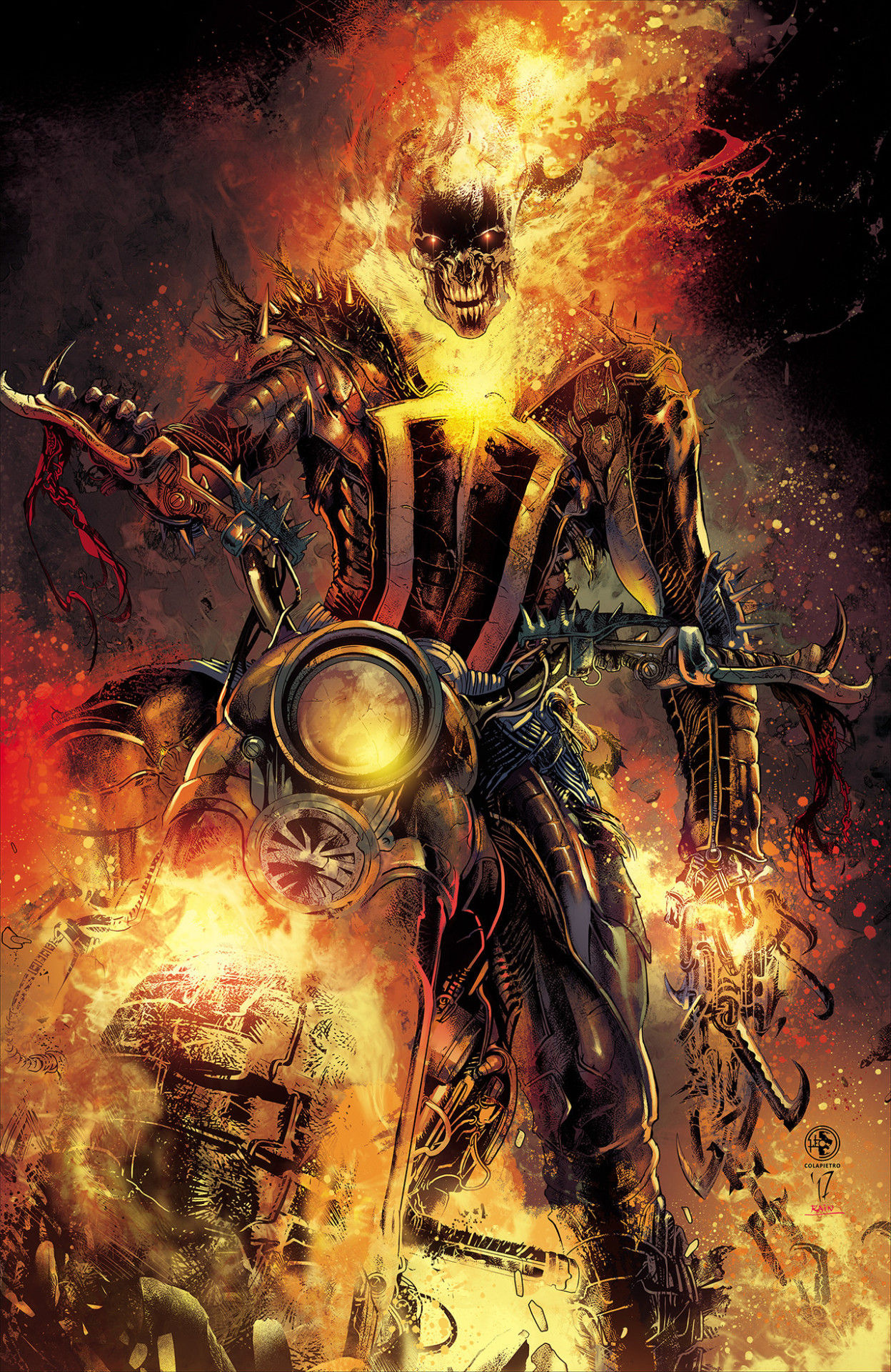 Wallpaper #4_QTOpMBKFX8bn3r23cf1 Ghost Rider by Leo Colapietro Hedwin Zaldivar Rmarvel