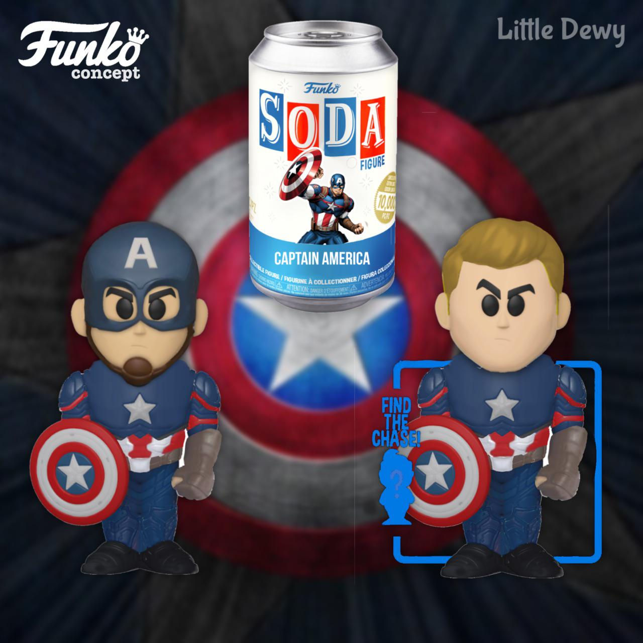 Wallpaper #5KV0OJMBVBiSkHCaSY0k27 Captain America Soda Concept Rtoppops