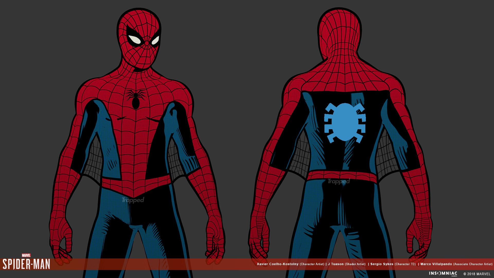 Wallpaper #ZIvpcpcBcm9NJah-1nQn187 Updated Edit by Me Vintage PS4 Steve Ditko Suit with Web Wings and
